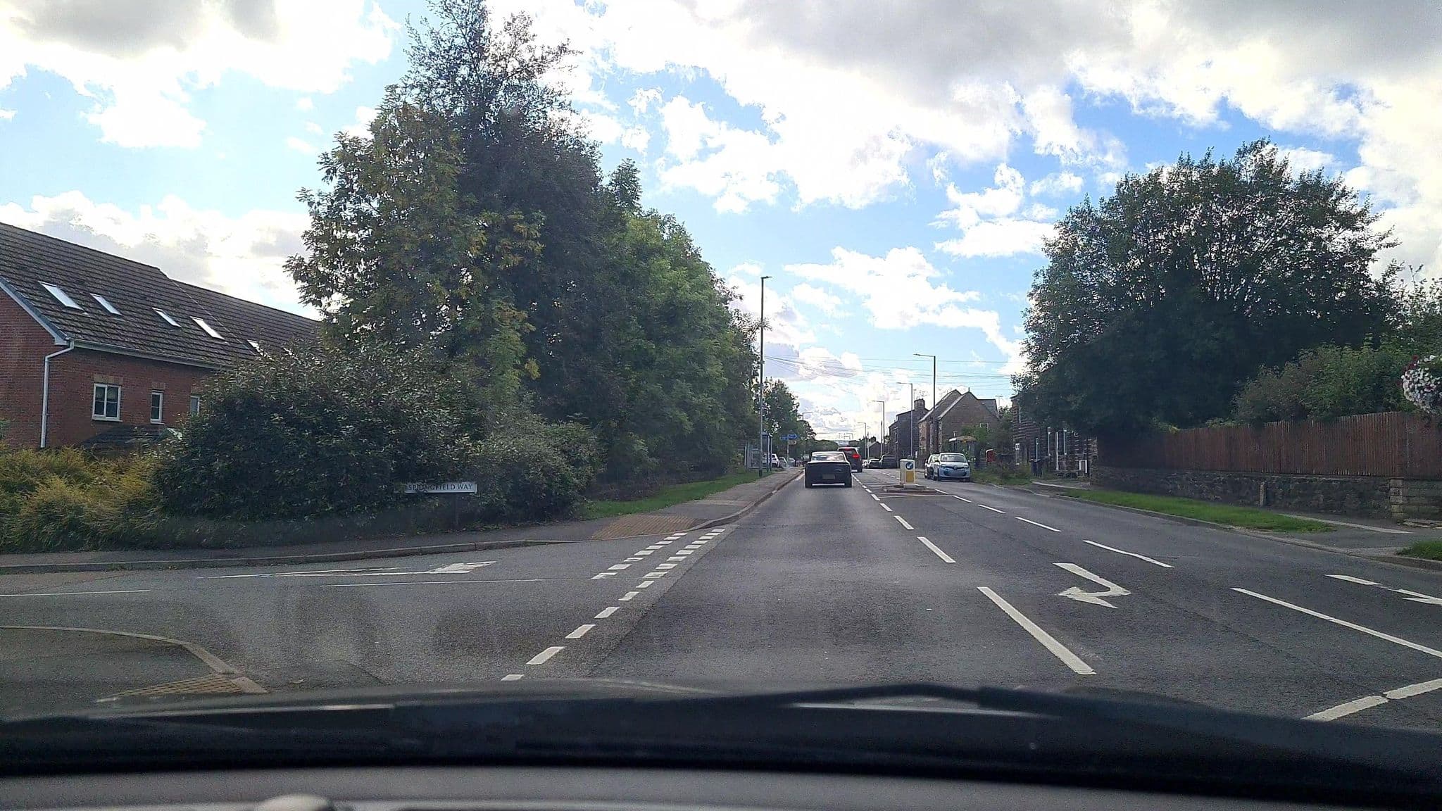 Street view near Aitken House, Millhouse Green — © mappo2 (CC BY-SA · Mapillary)