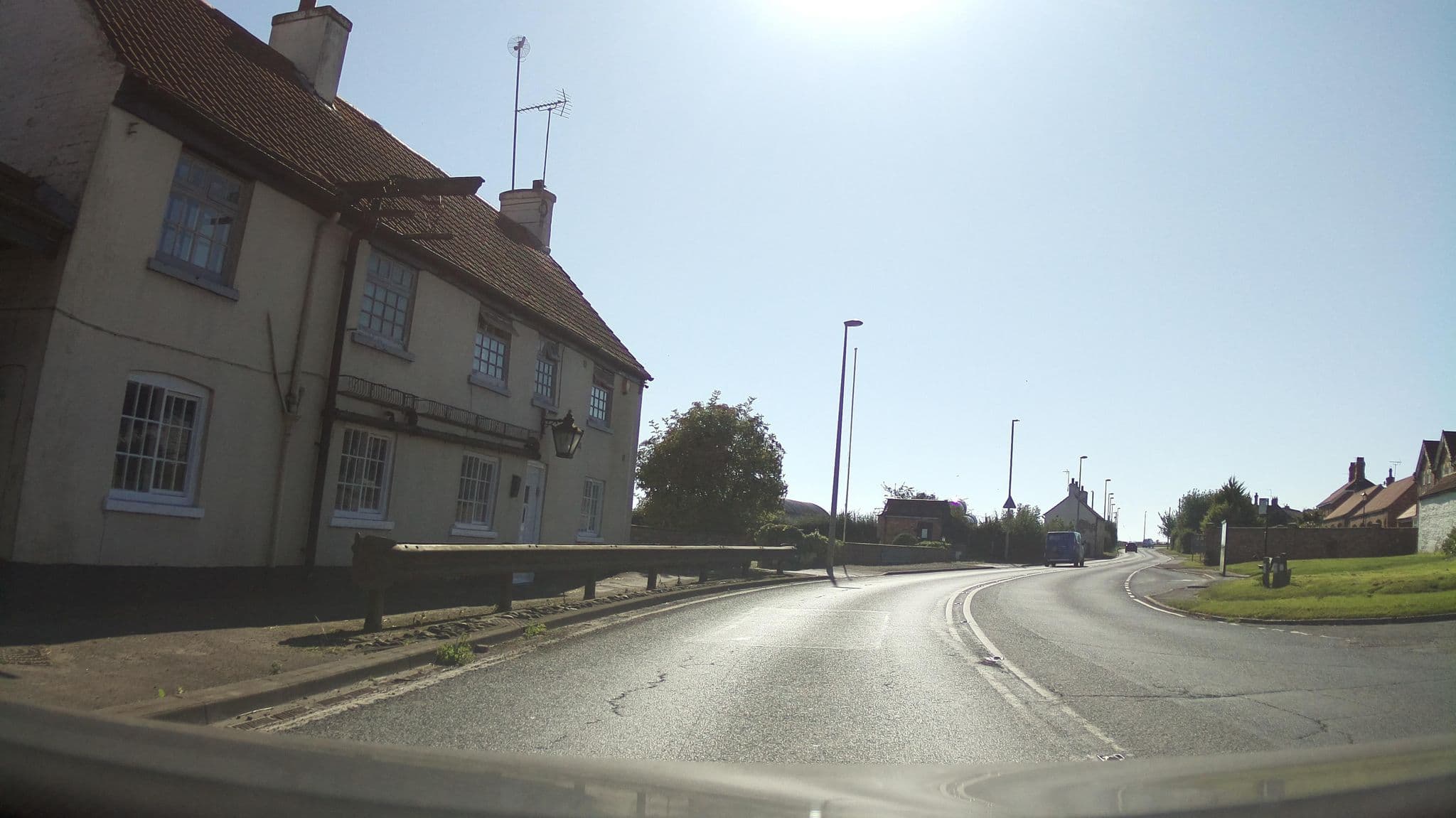 Street view near Blue Bell Hotel, Nafferton — © southglos (CC BY-SA · Mapillary)