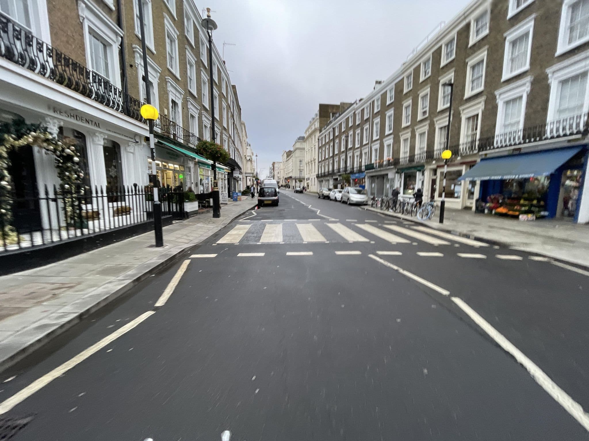 Street view near The Devonshire Hotel, Lancaster Gate — © asturksever (CC BY-SA · Mapillary)