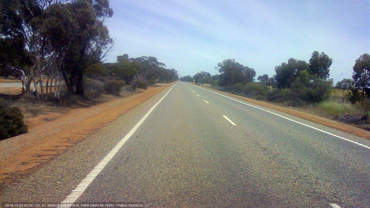 Street view near Rabbit Proof Fence Parking Bay, Merredin — © bob3bob3 (CC BY-SA · Mapillary)