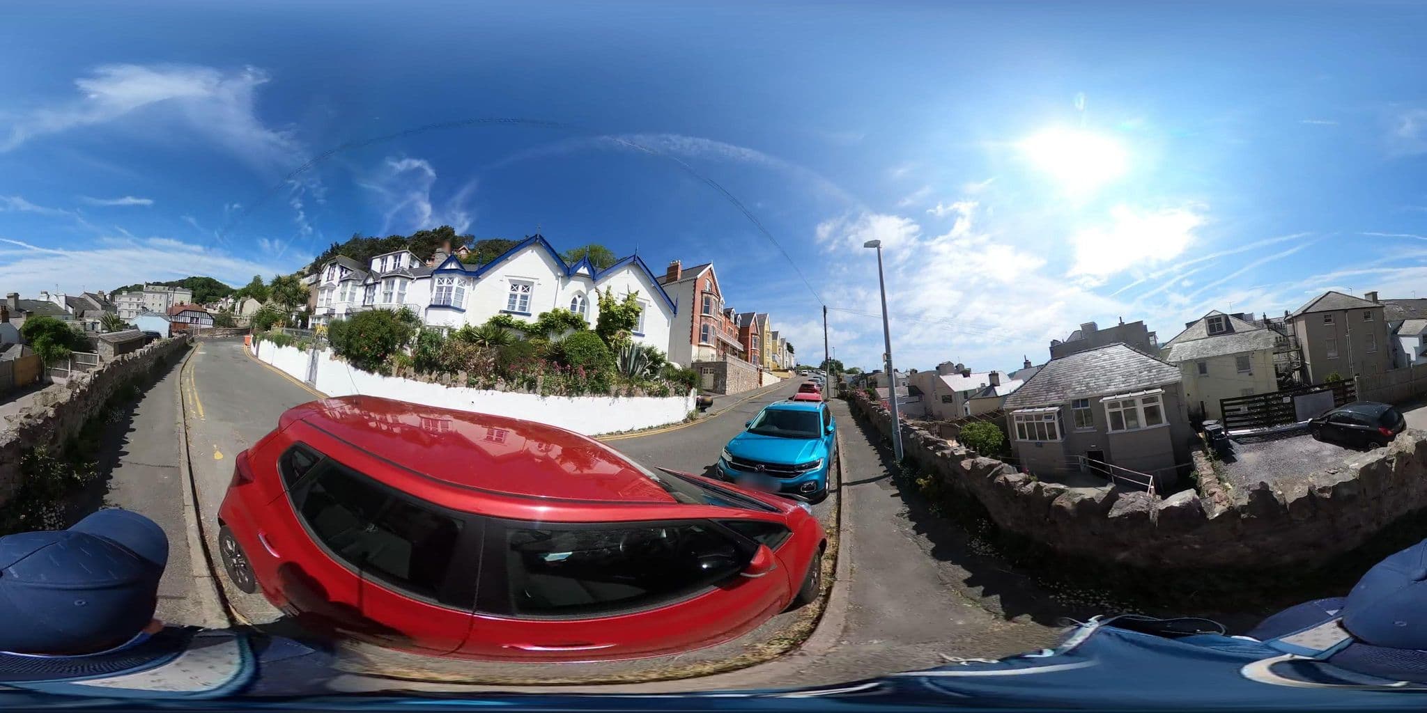Street view near Belmont Hotel, Llandudno