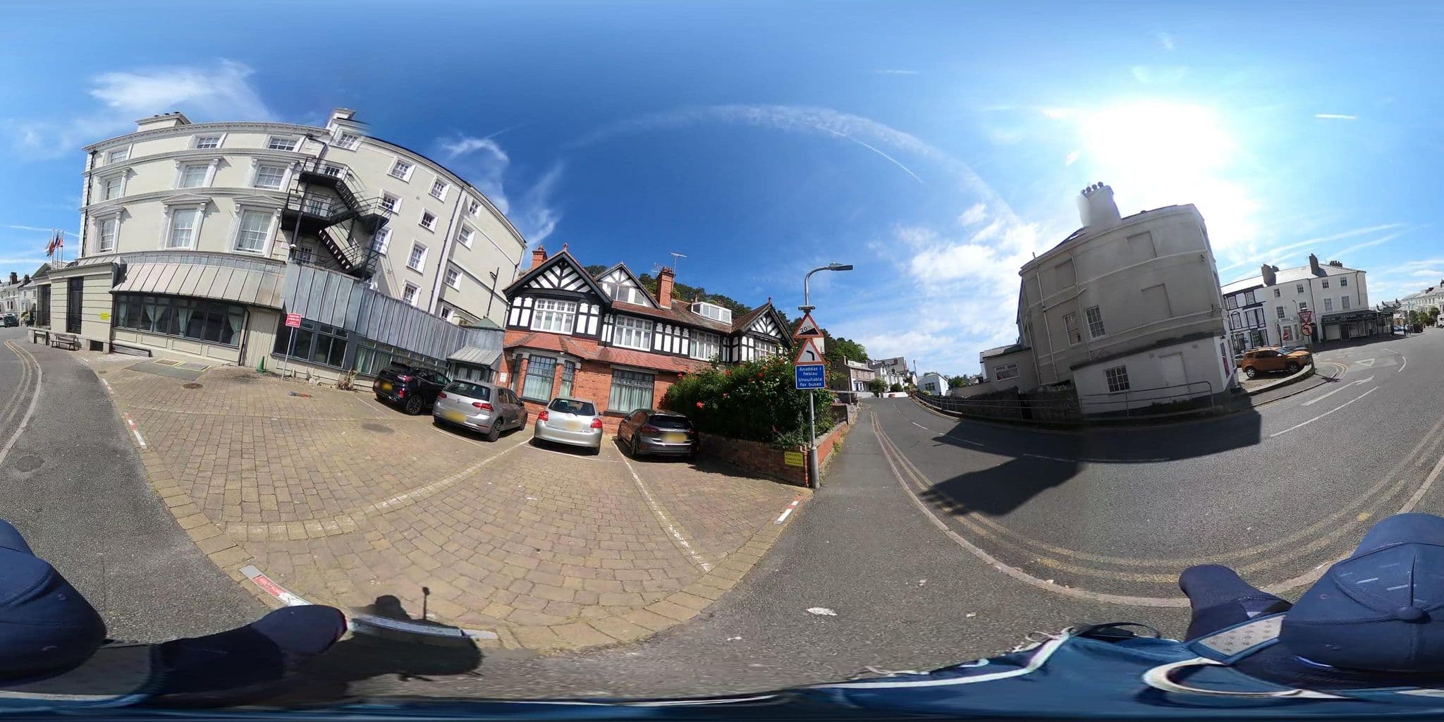 Street view near Empire Hotel, Llandudno