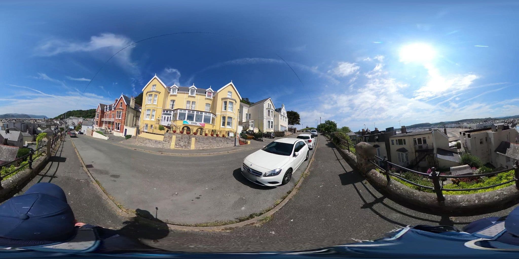 Street view near Bryn-Y-Mor Hotel, Llandudno