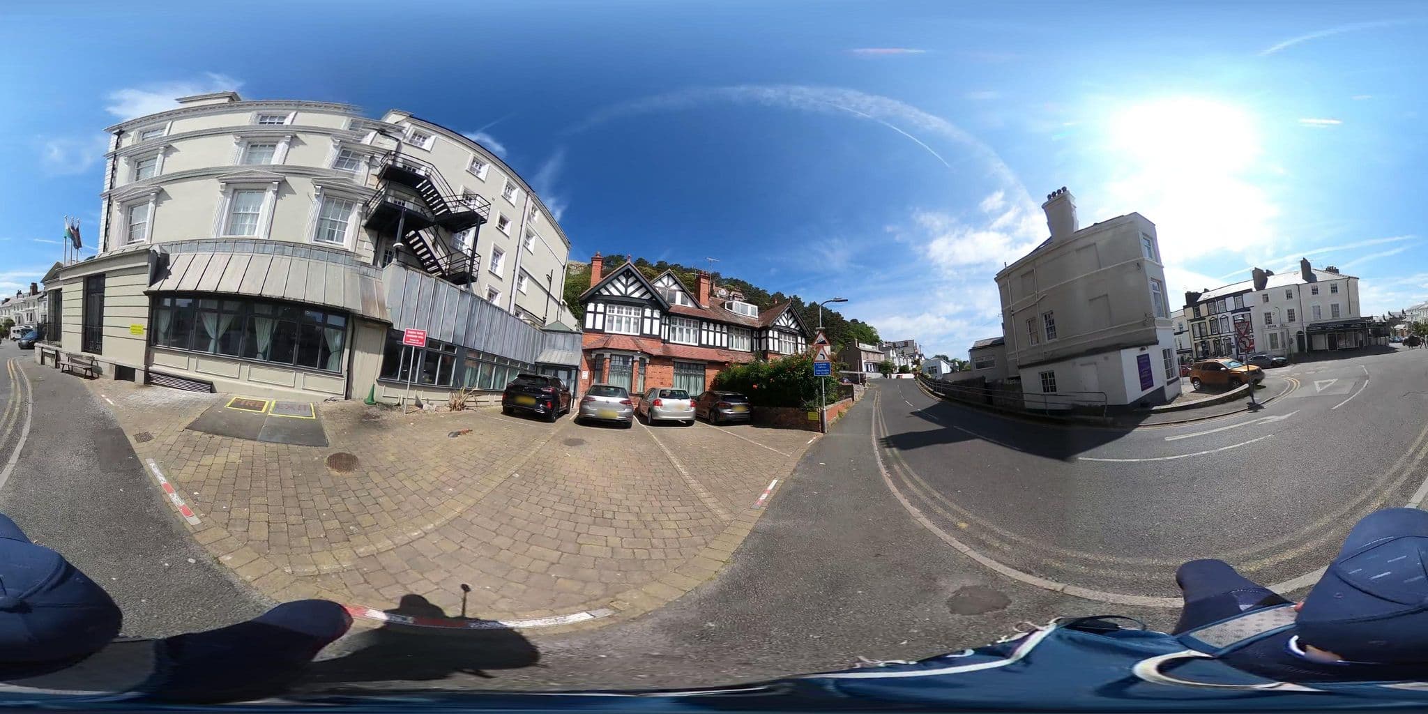 Street view near No 6 Church Walks, Llandudno