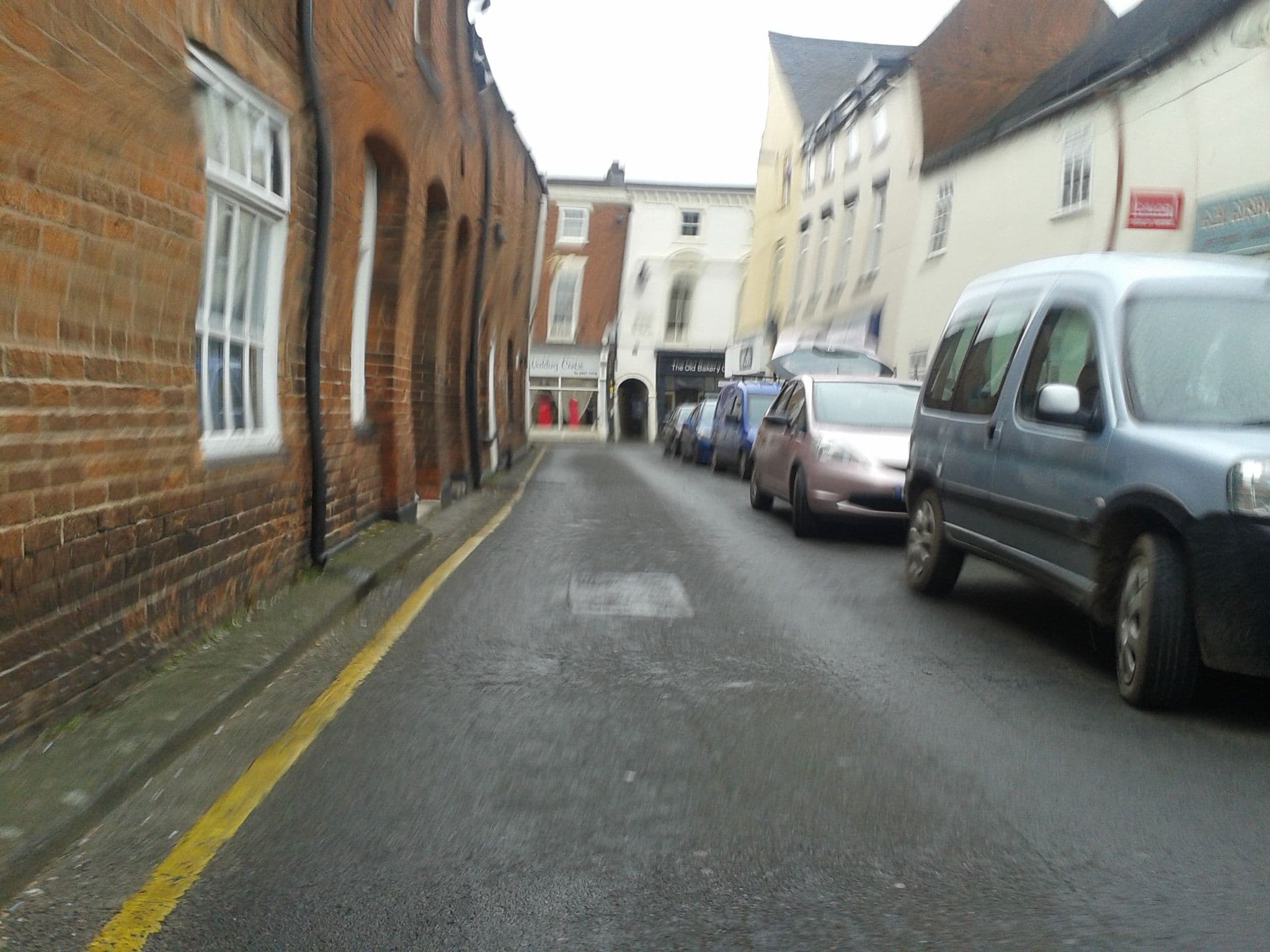 Street view near The Red Lion, Atherstone — © cyclestreets (CC BY-SA · Mapillary)