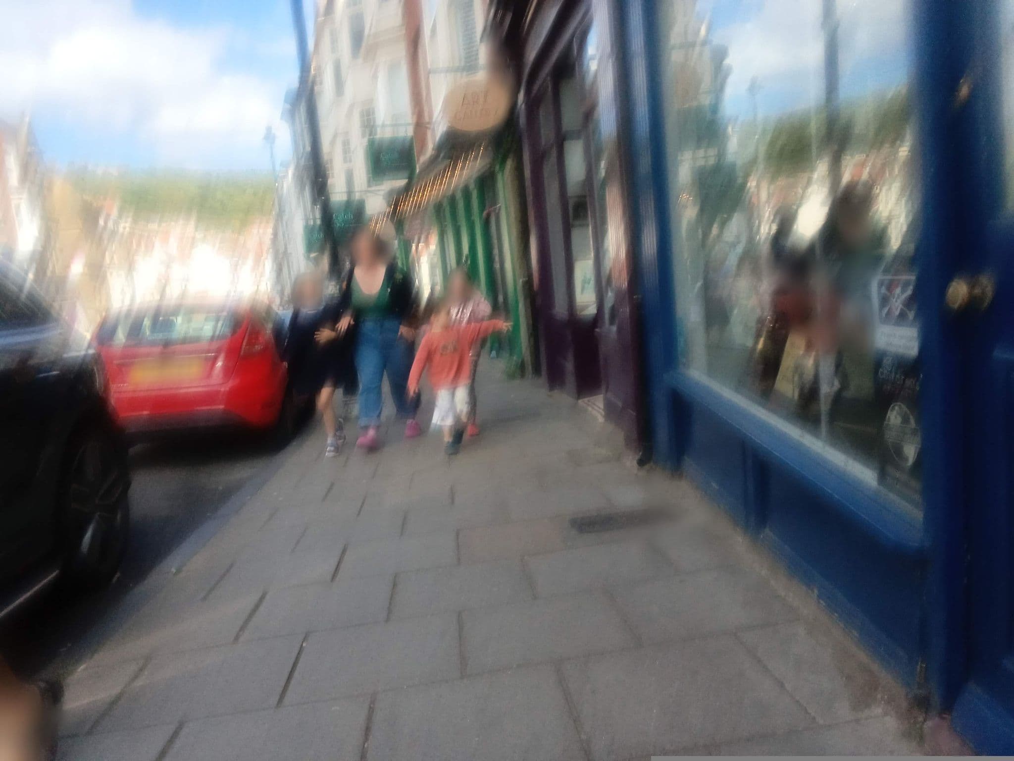 Street view near Palace Hill Hotel, Scarborough