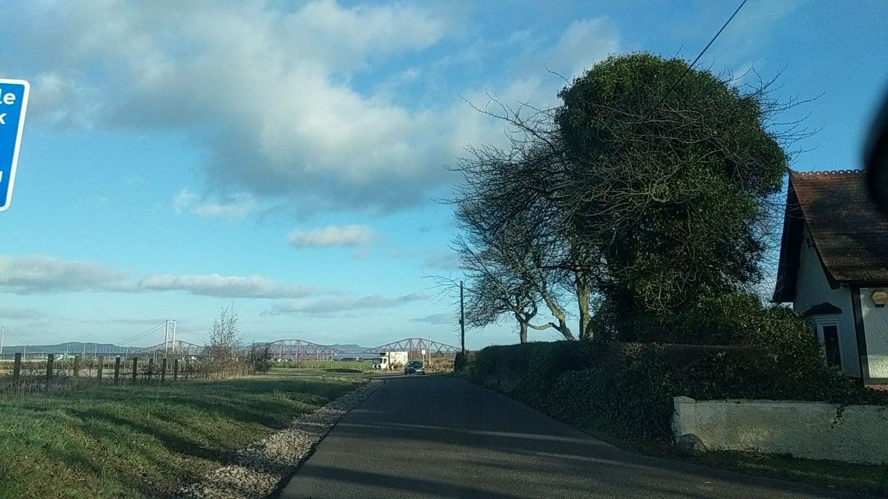 Street view near White Lodge, Queensferry — © ccbb7766 (CC BY-SA · Mapillary)
