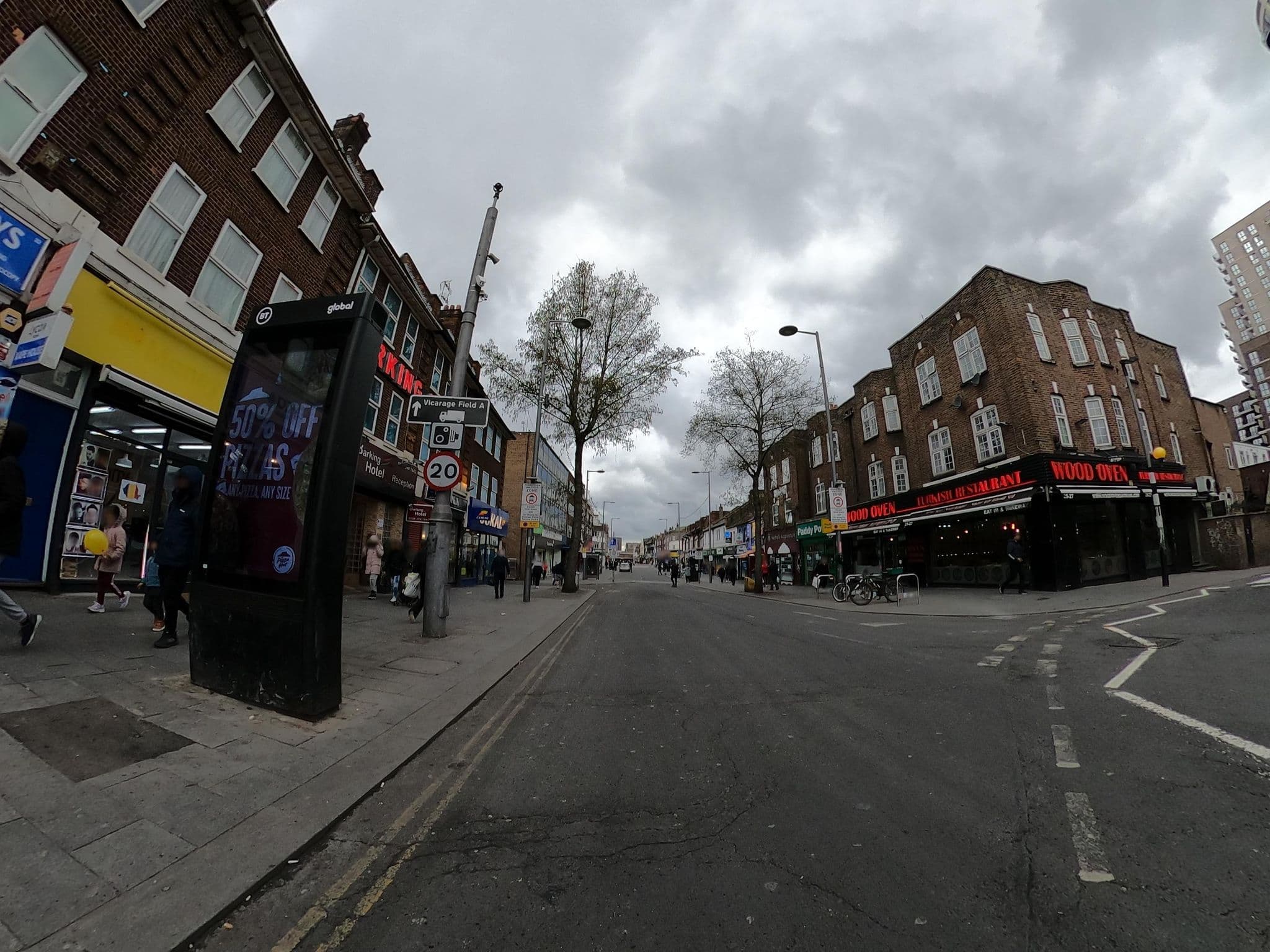 Street view near Barking Hotel, Barking — © dankarran (CC BY-SA · Mapillary)