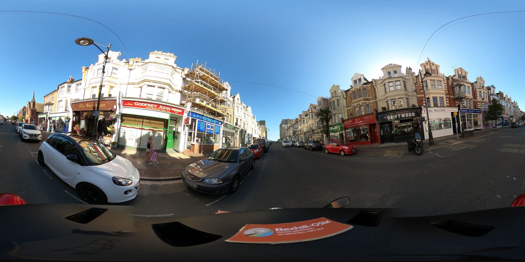Street view near The Driftwood, Bexhill-on-Sea — © bexhill_osm (CC BY-SA · Mapillary)