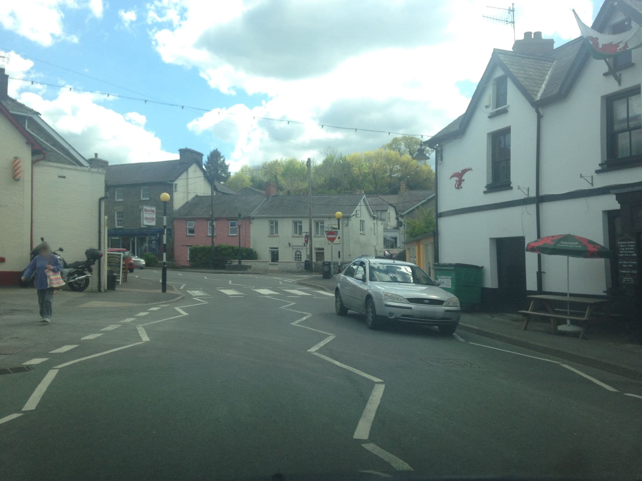 Street view near Plough Hotel, Newcastle Emlyn — © jih (CC BY-SA · Mapillary)