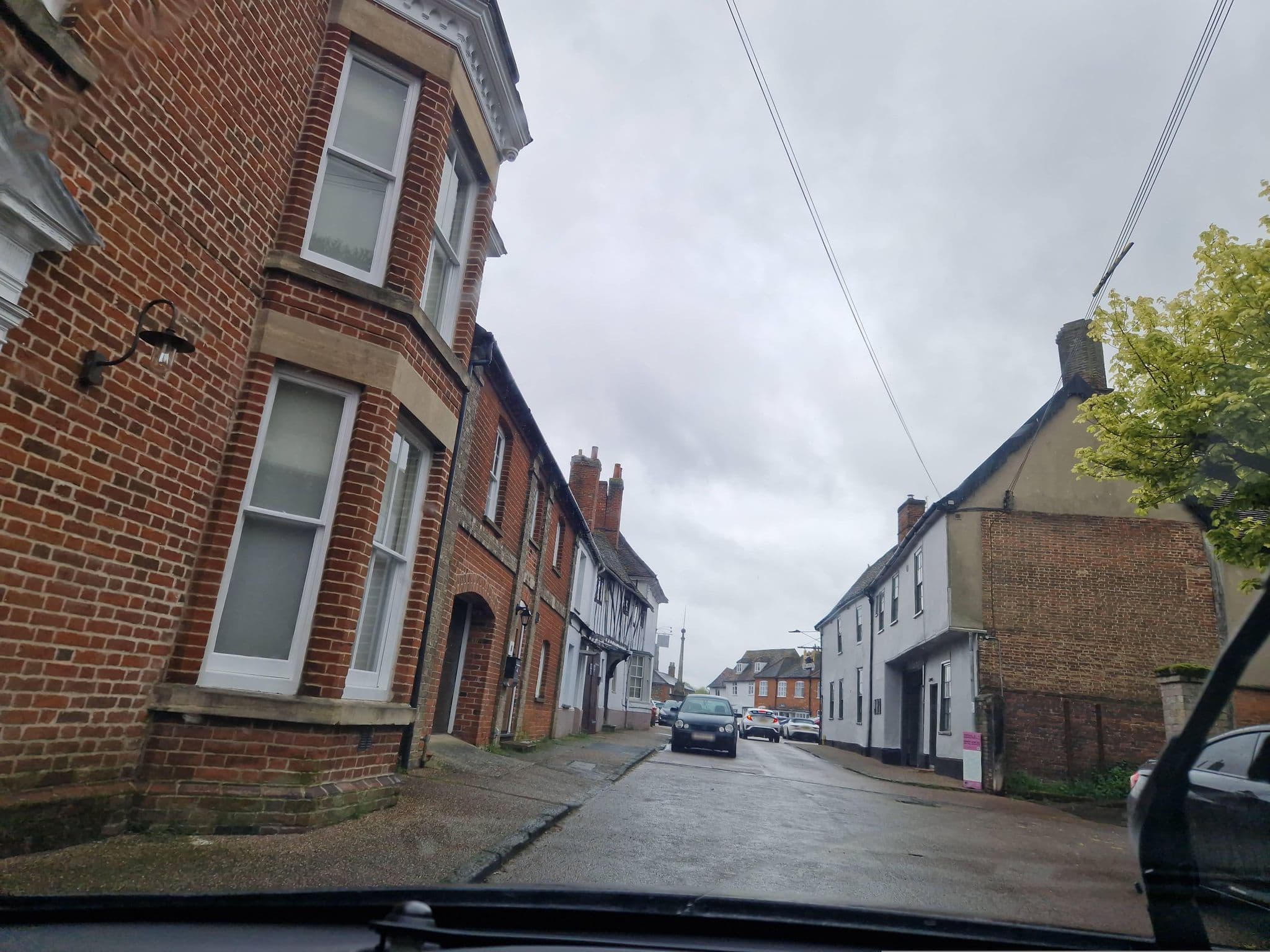 Street view near The Great House, Lavenham — © edloach (CC BY-SA · Mapillary)
