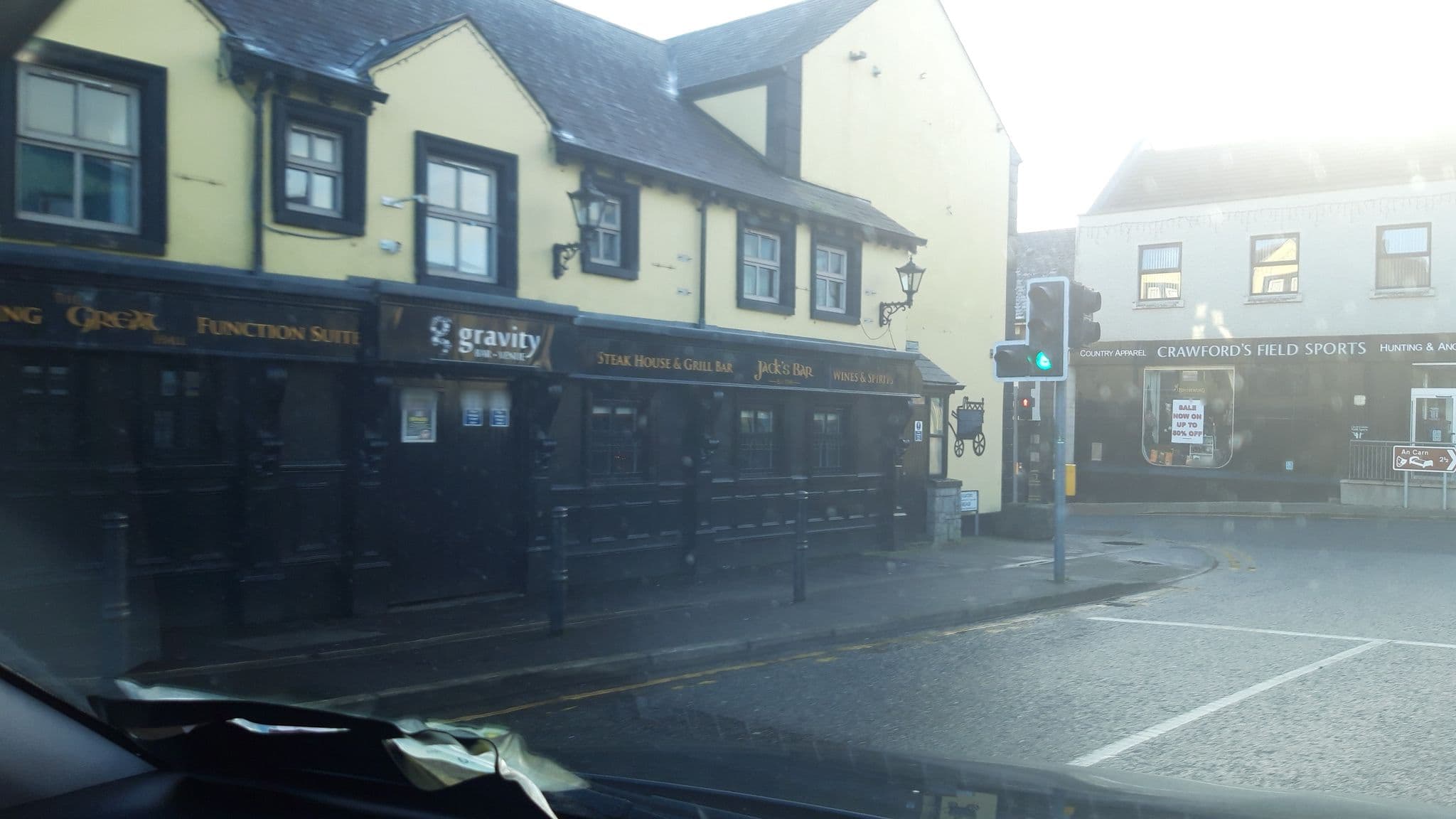 Street view near Walsh's Hotel, Maghera — © debigc (CC BY-SA · Mapillary)