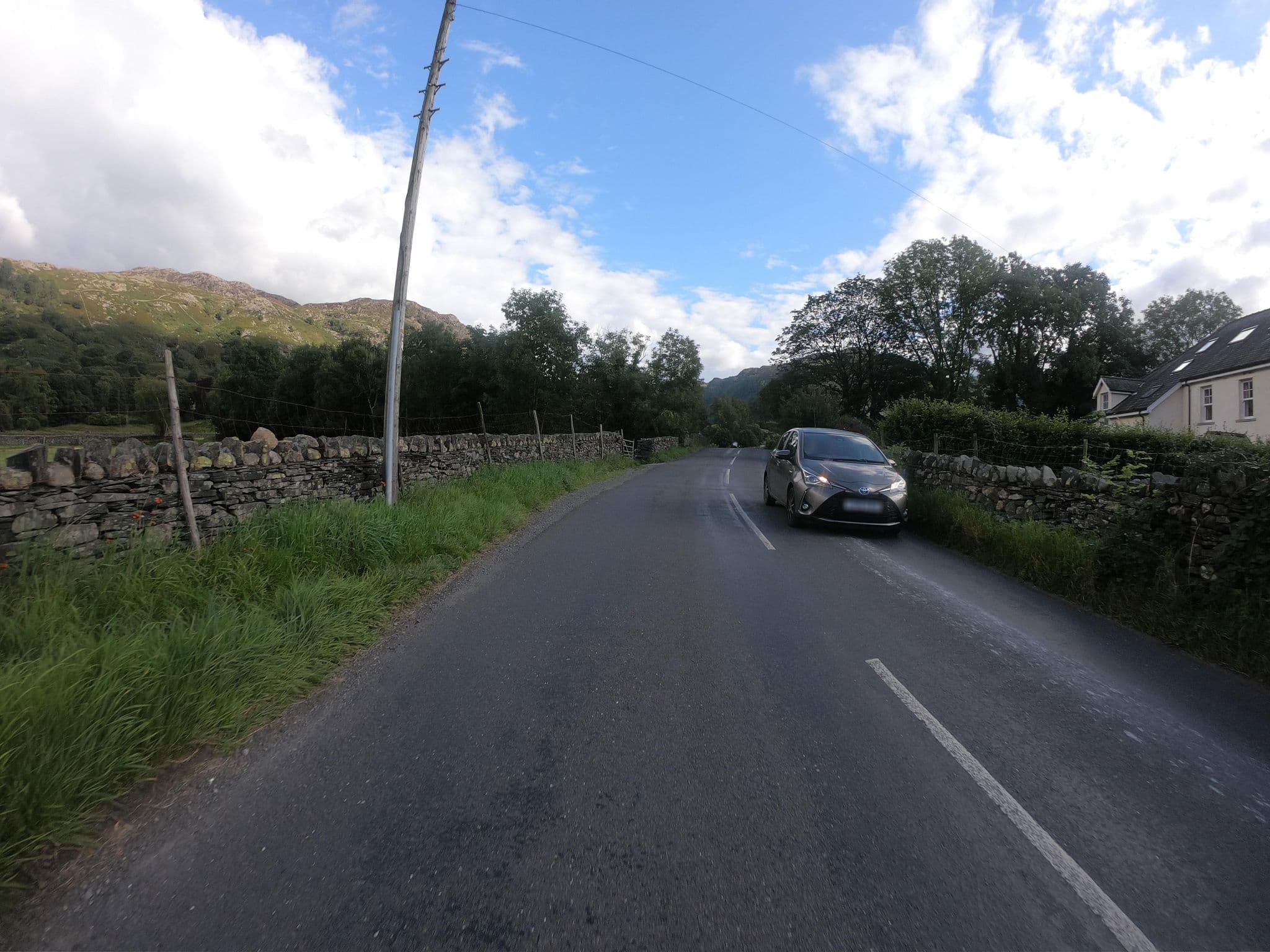 Street view near Yew Craggs, Keswick