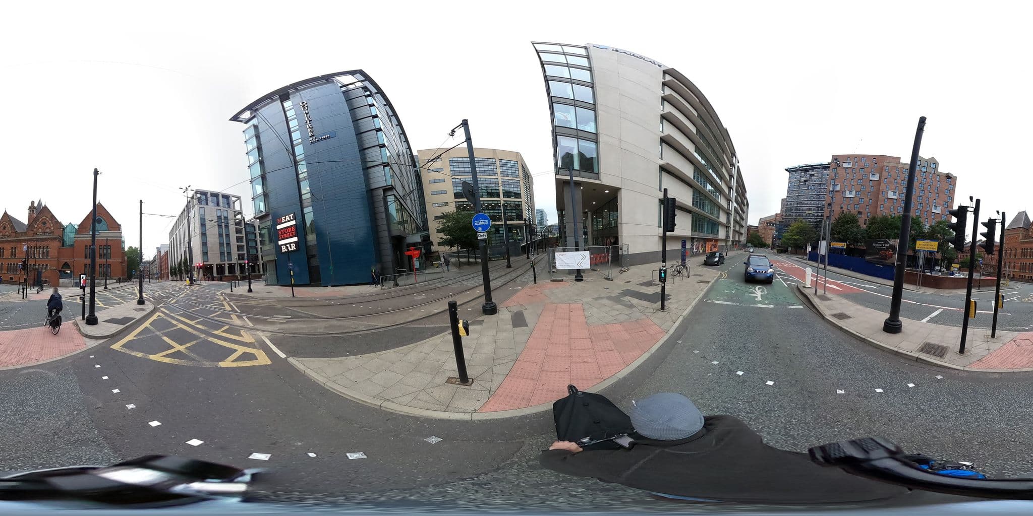 Street view near DoubleTree by Hilton Hotel Manchester - Piccadilly, Manchester — © rescuestation (CC BY-SA · Mapillary)