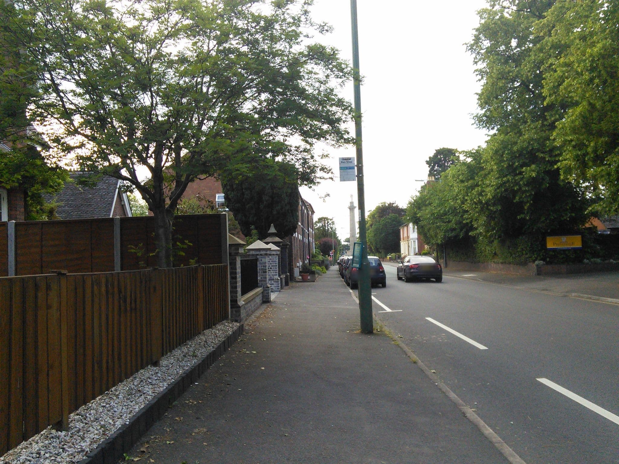 Street view near Fieldside Guest House, Shrewsbury — © pkoby (CC BY-SA · Mapillary)