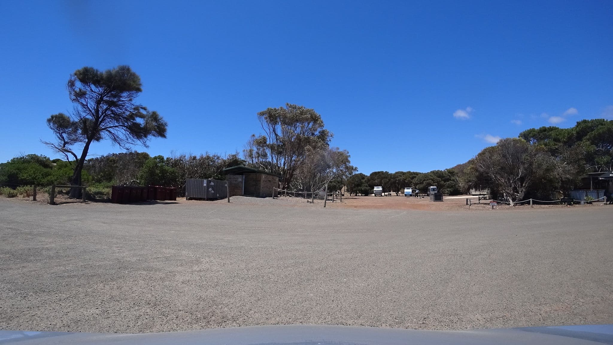 Street view near Stokes Bay Camp Site, Kingscote — © aharvey (CC BY-SA · Mapillary)