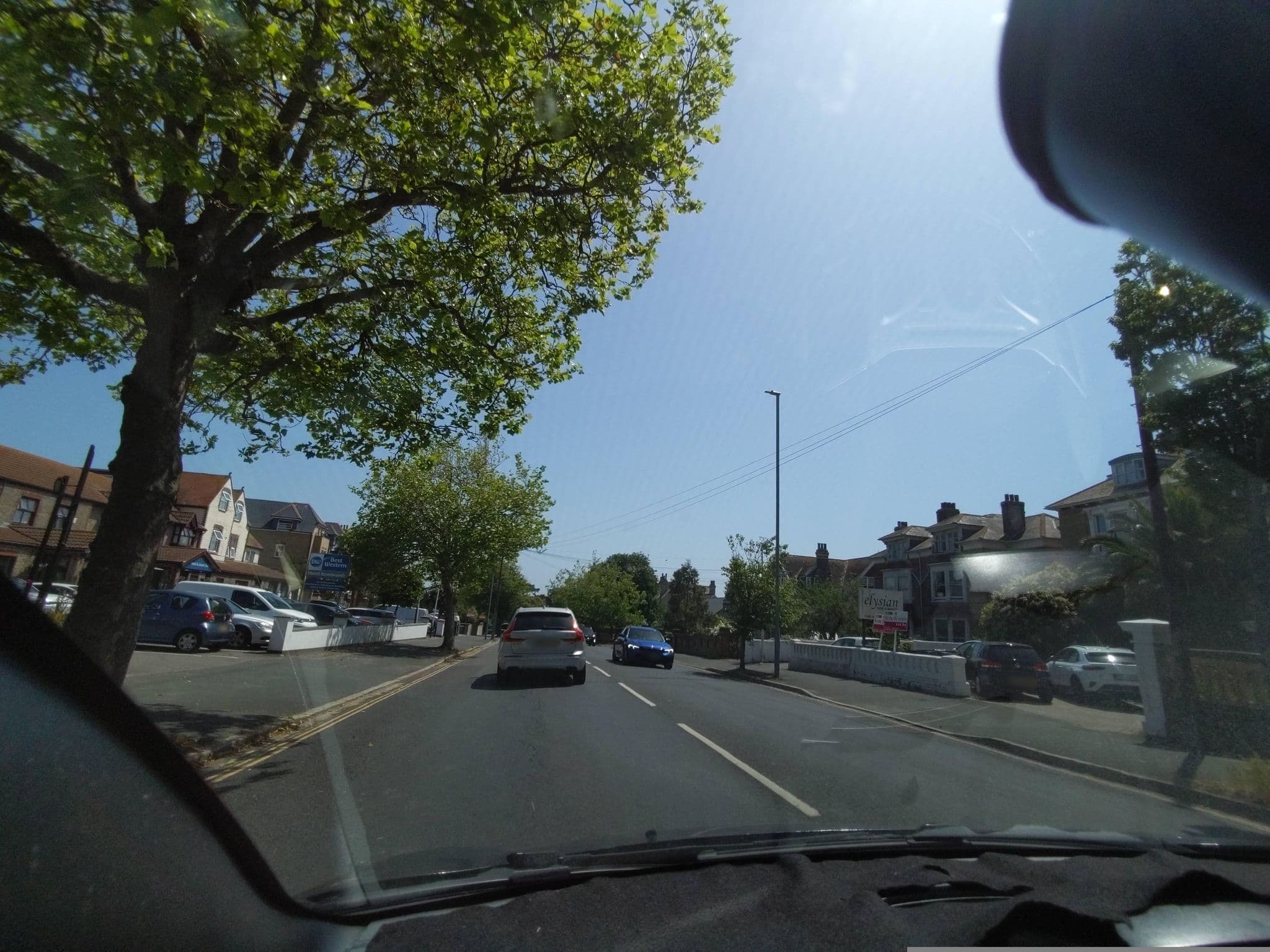 Street view near Rosefield Guest House, Weymouth