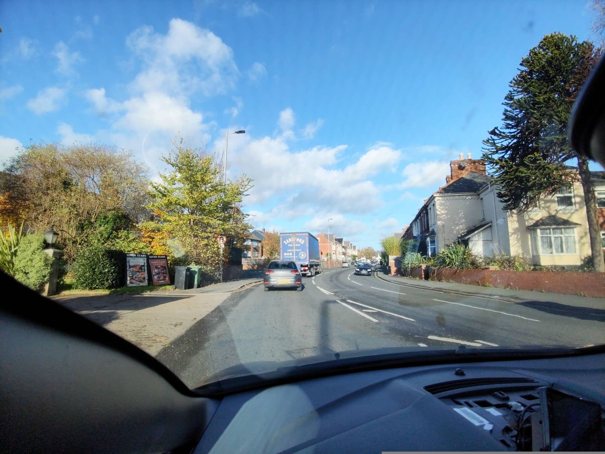 Street view near The Seven Stars Hotel, Exeter — © WaggyDog (CC BY-SA · Mapillary)