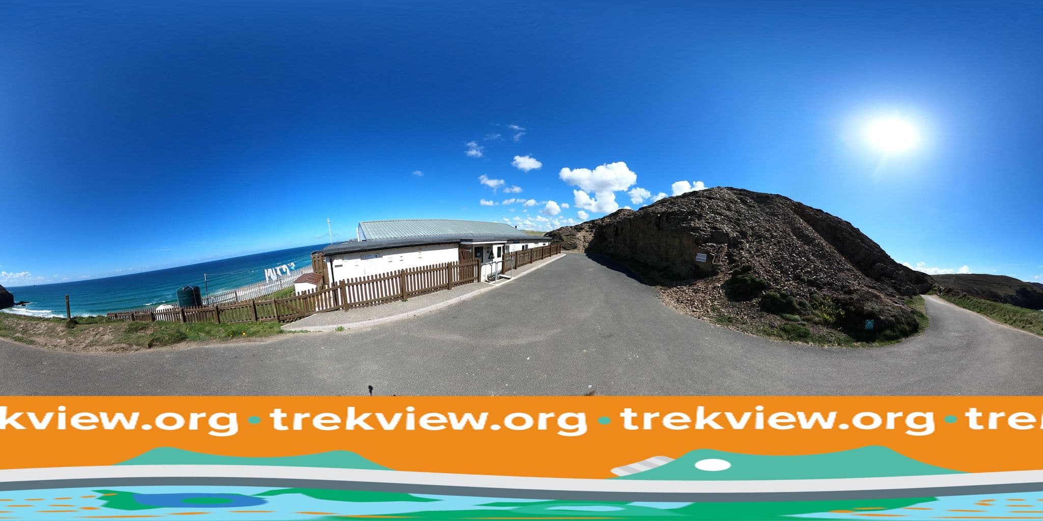 Street view near Droskyn Lookout, Perranporth — © trekviewed (CC BY-SA · Mapillary)