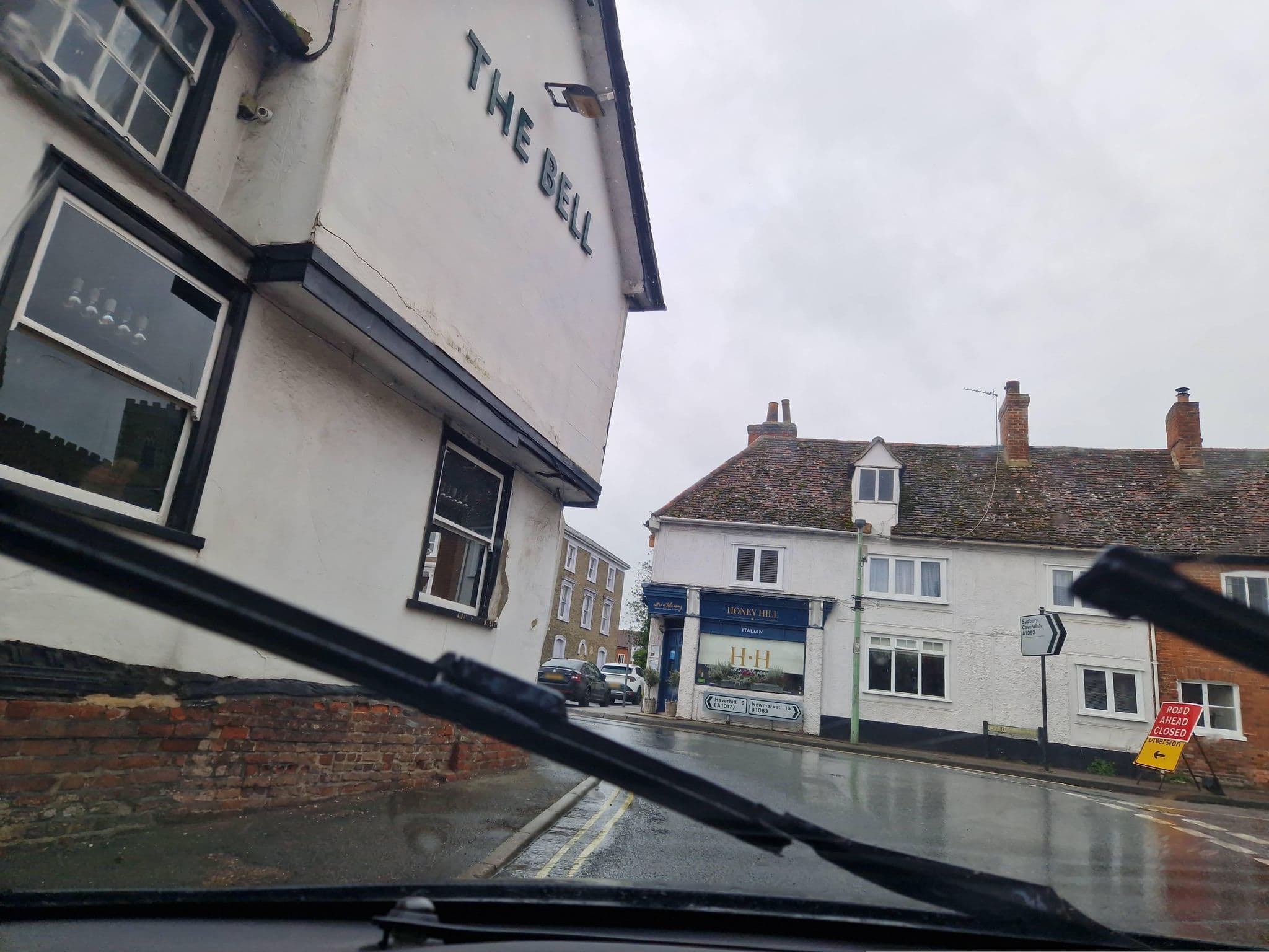 Street view near The Bell, Clare — © edloach (CC BY-SA · Mapillary)