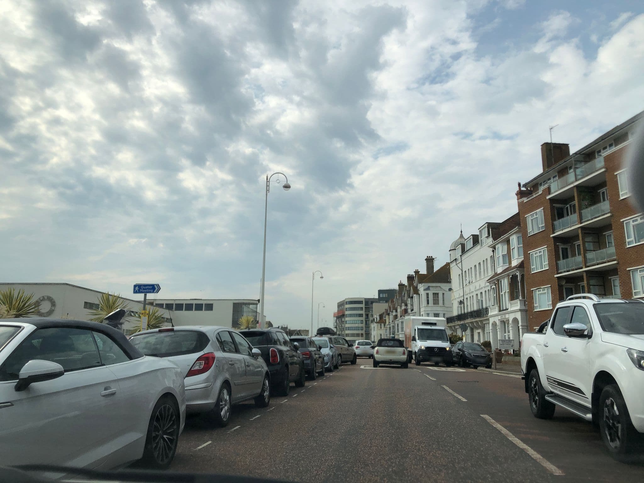 Street view near Seaspray Rooms, Bexhill-on-Sea — © jjhaslanded (CC BY-SA · Mapillary)