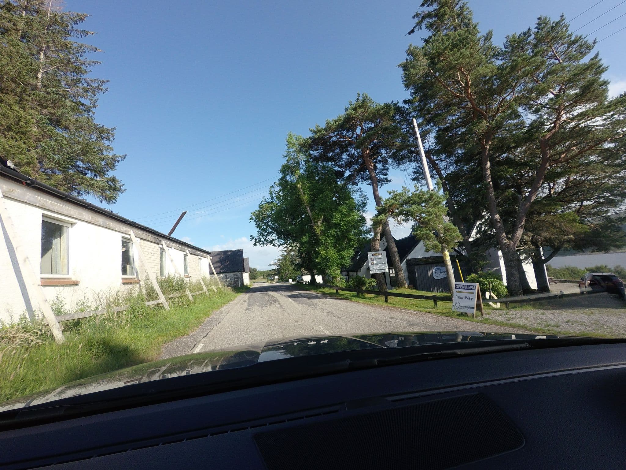Street view near Overscaig Hotel, Ullapool