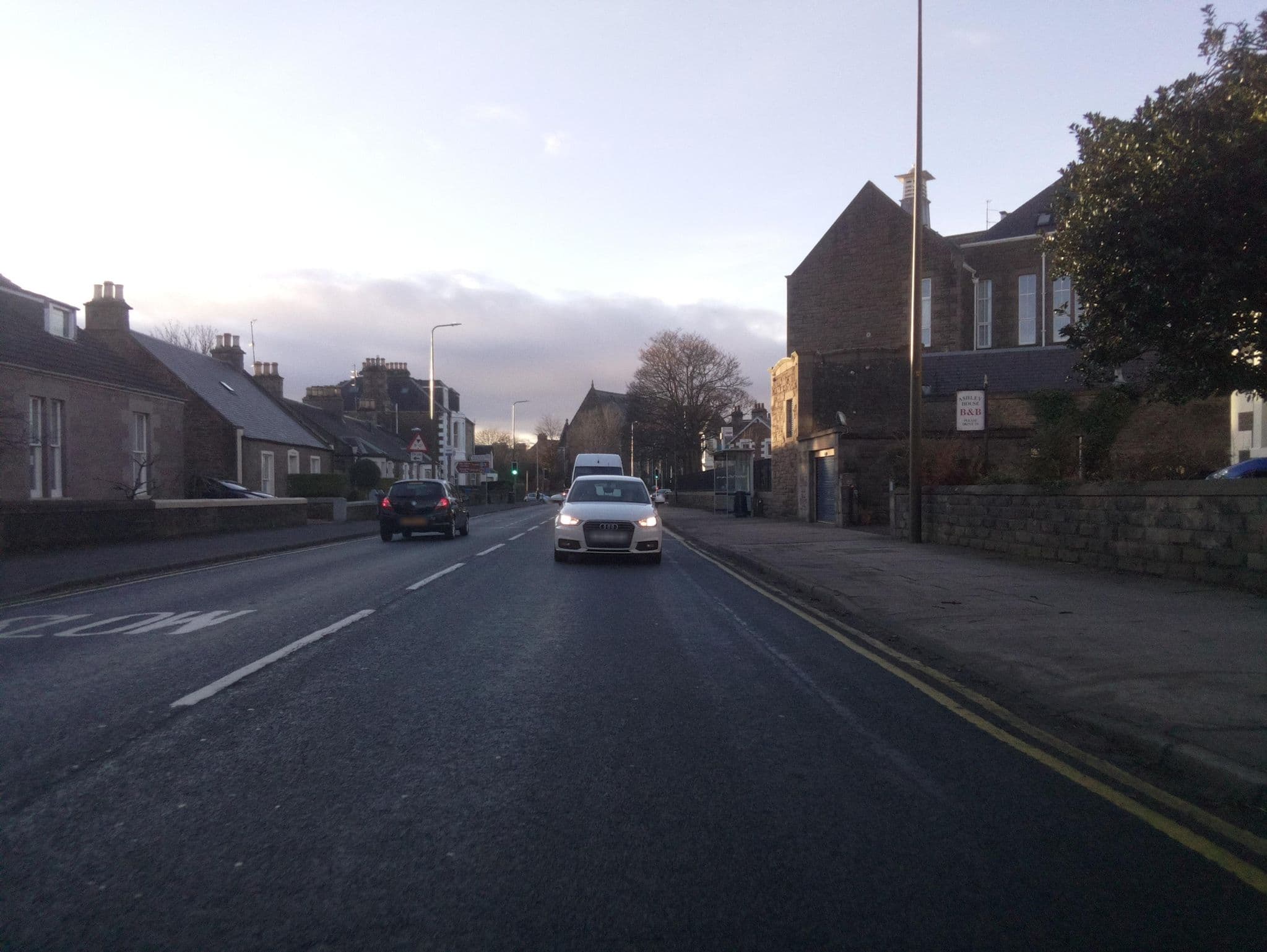 Street view near Ashley House Guest House, Tayport — © southglos (CC BY-SA · Mapillary)