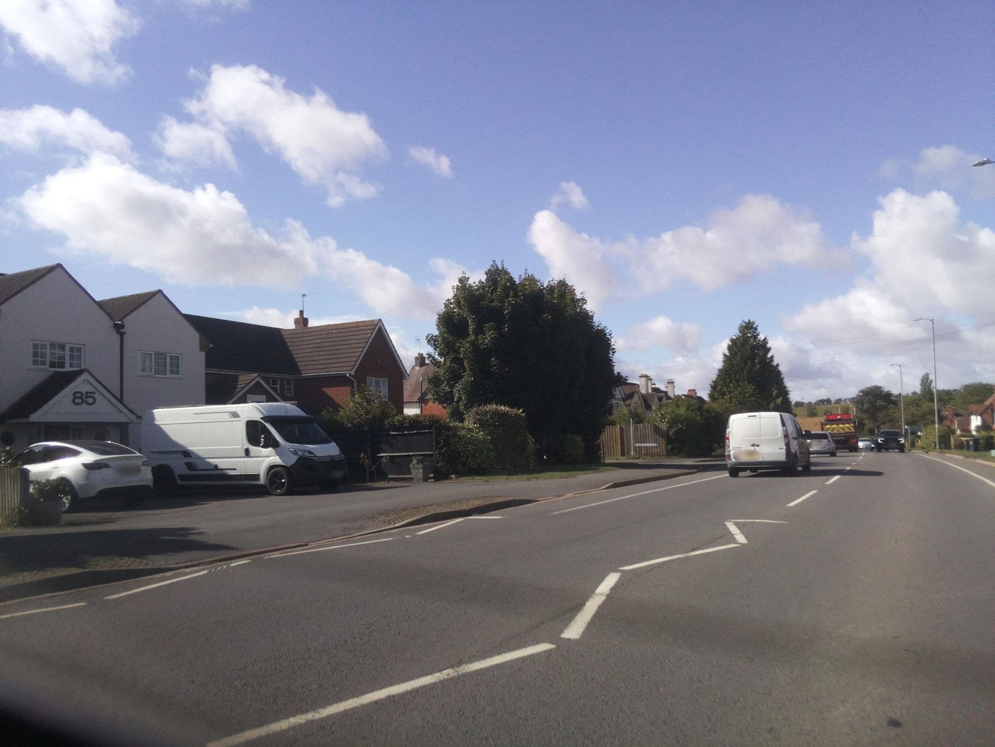 Street view near White Sails, Stratford-upon-Avon — © southglos (CC BY-SA · Mapillary)