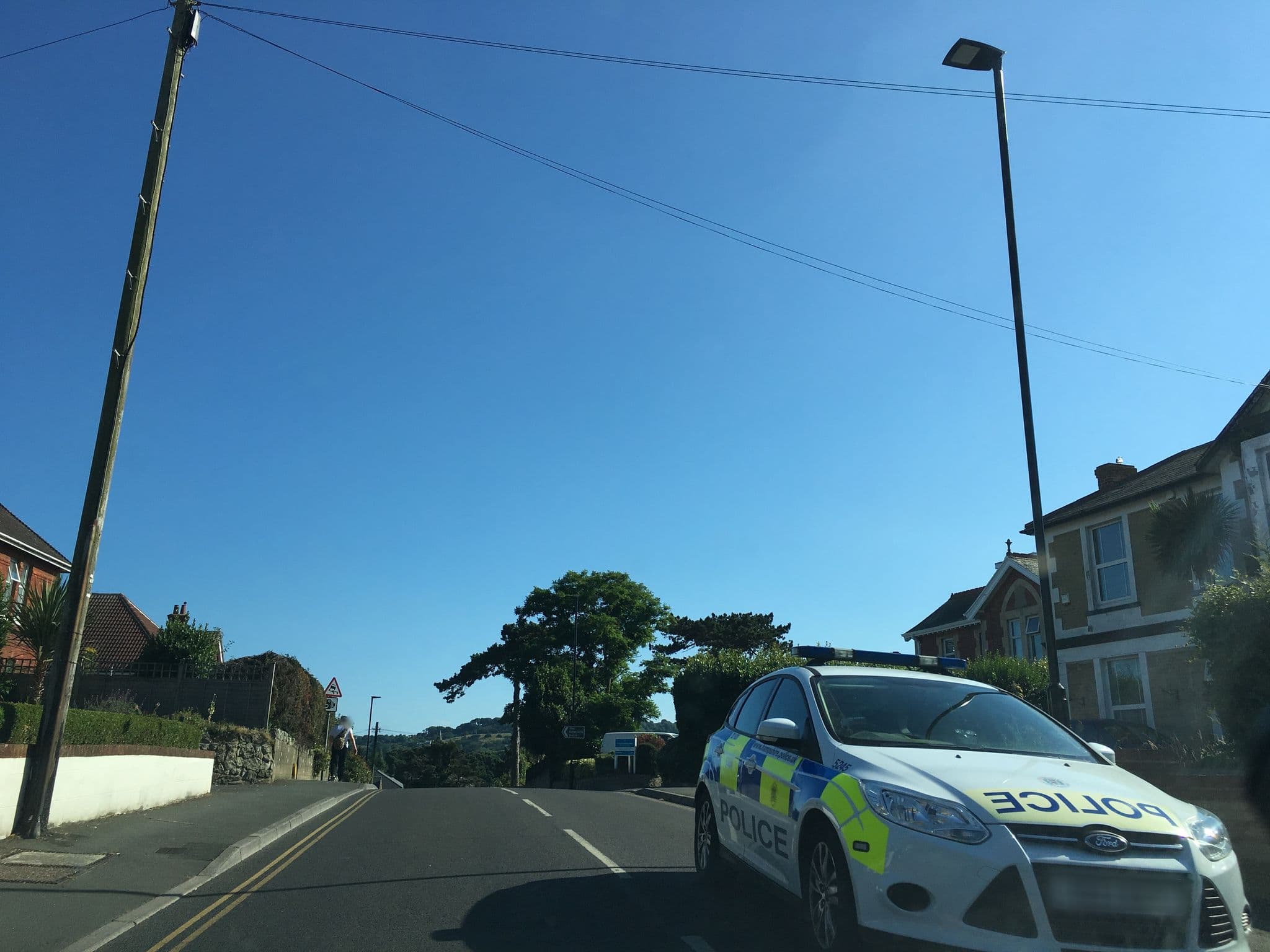 Street view near The Rowborough, Shanklin — © onthewight (CC BY-SA · Mapillary)