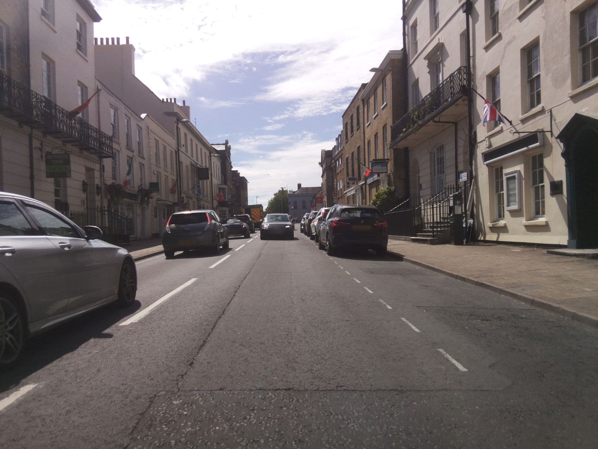 Street view near Westwood House, Dorchester — © southglos (CC BY-SA · Mapillary)
