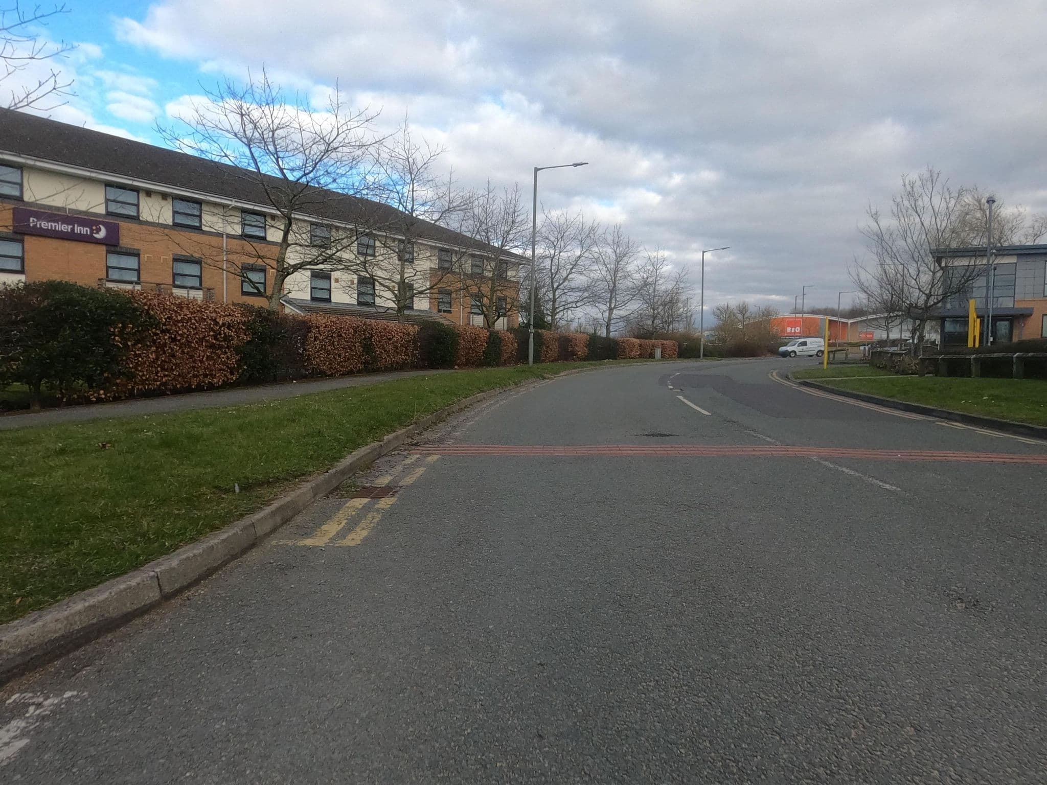 Street view near Premier Inn Preston South, Clayton-le-Woods — © tonys999 (CC BY-SA · Mapillary)