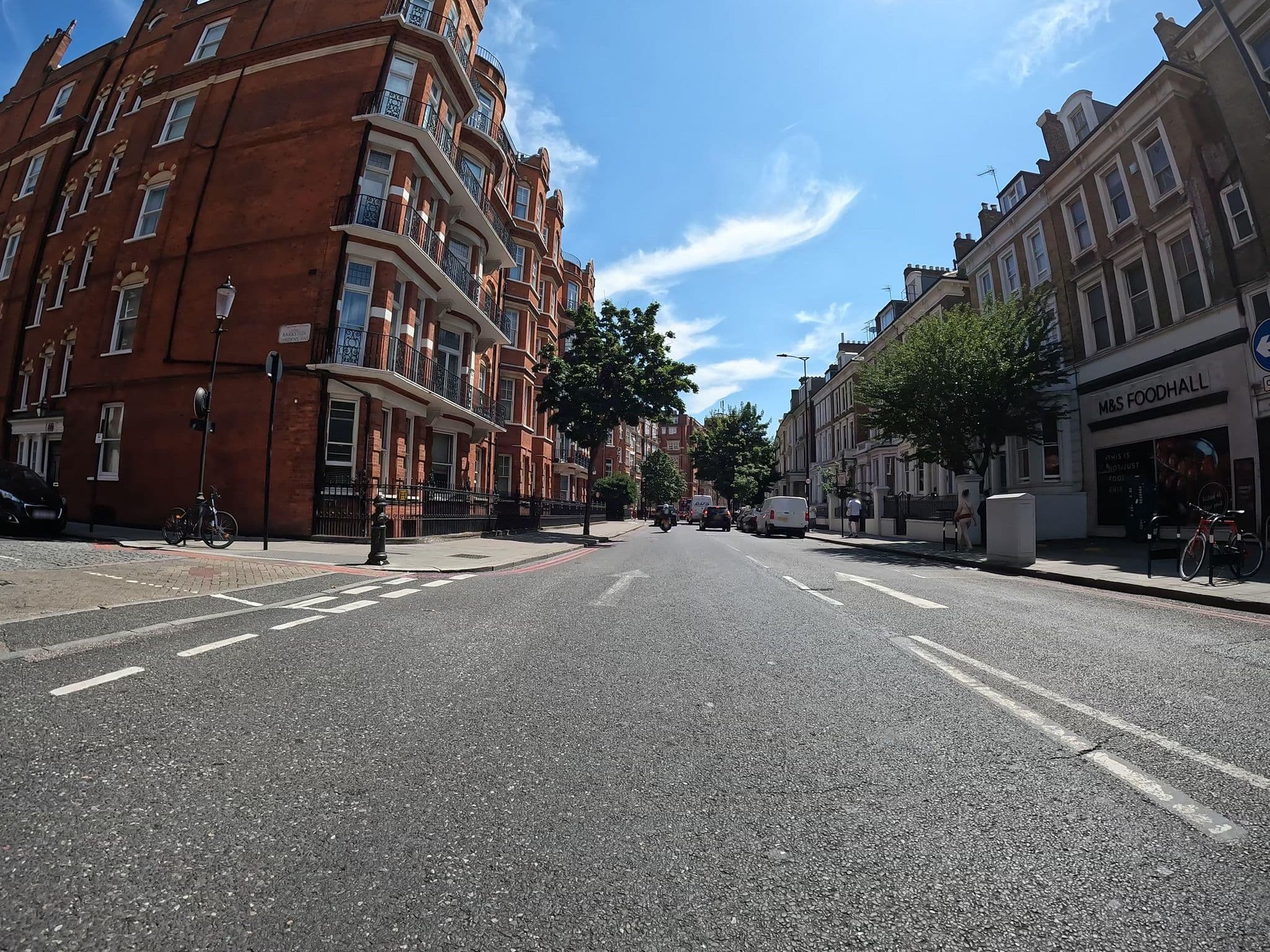 Street view near Bed Station Earls Court Road, Earls Court