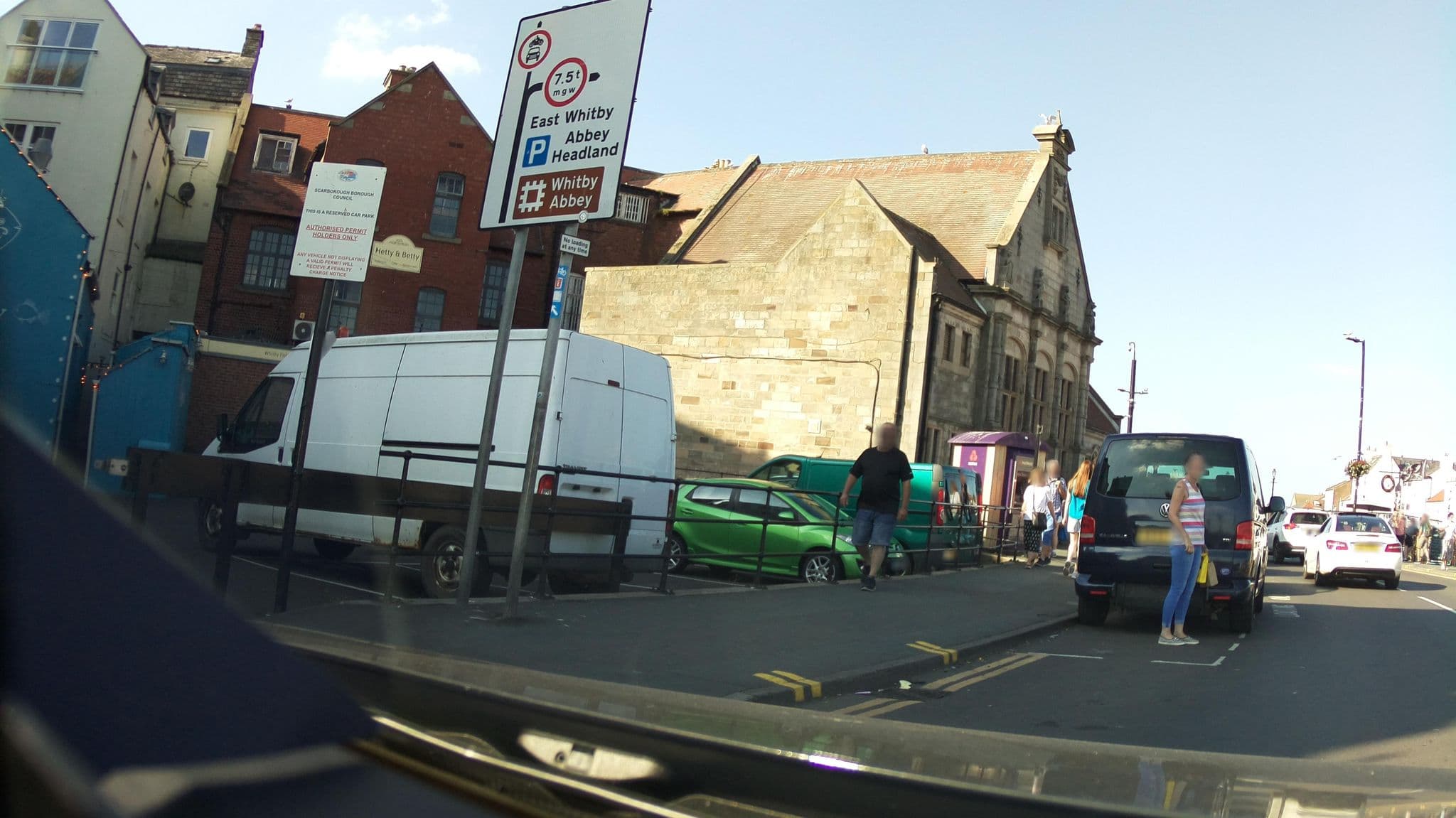 Street view near The Angel Hotel, Whitby