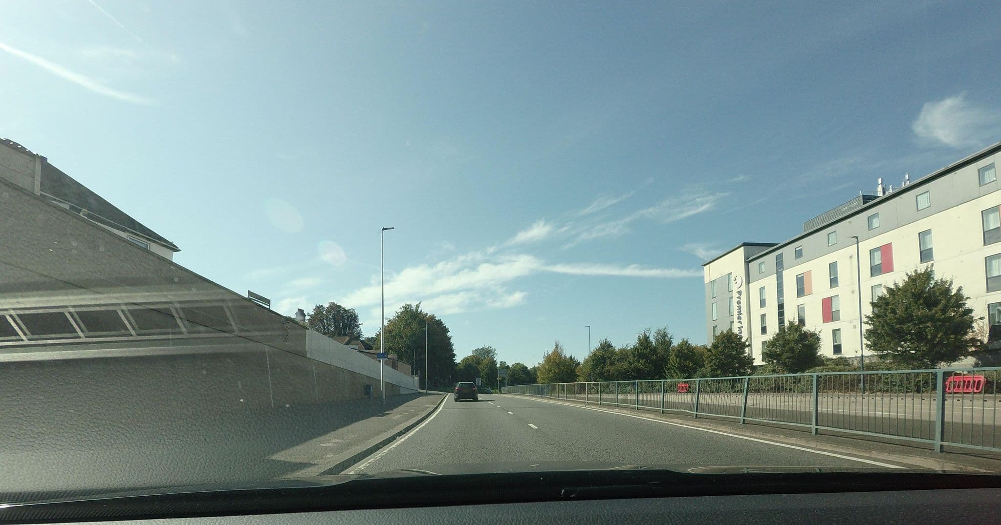 Street view near Premier Inn Chatham/Gillingham (Victory Pier), Gillingham — © tallguy (CC BY-SA · Mapillary)