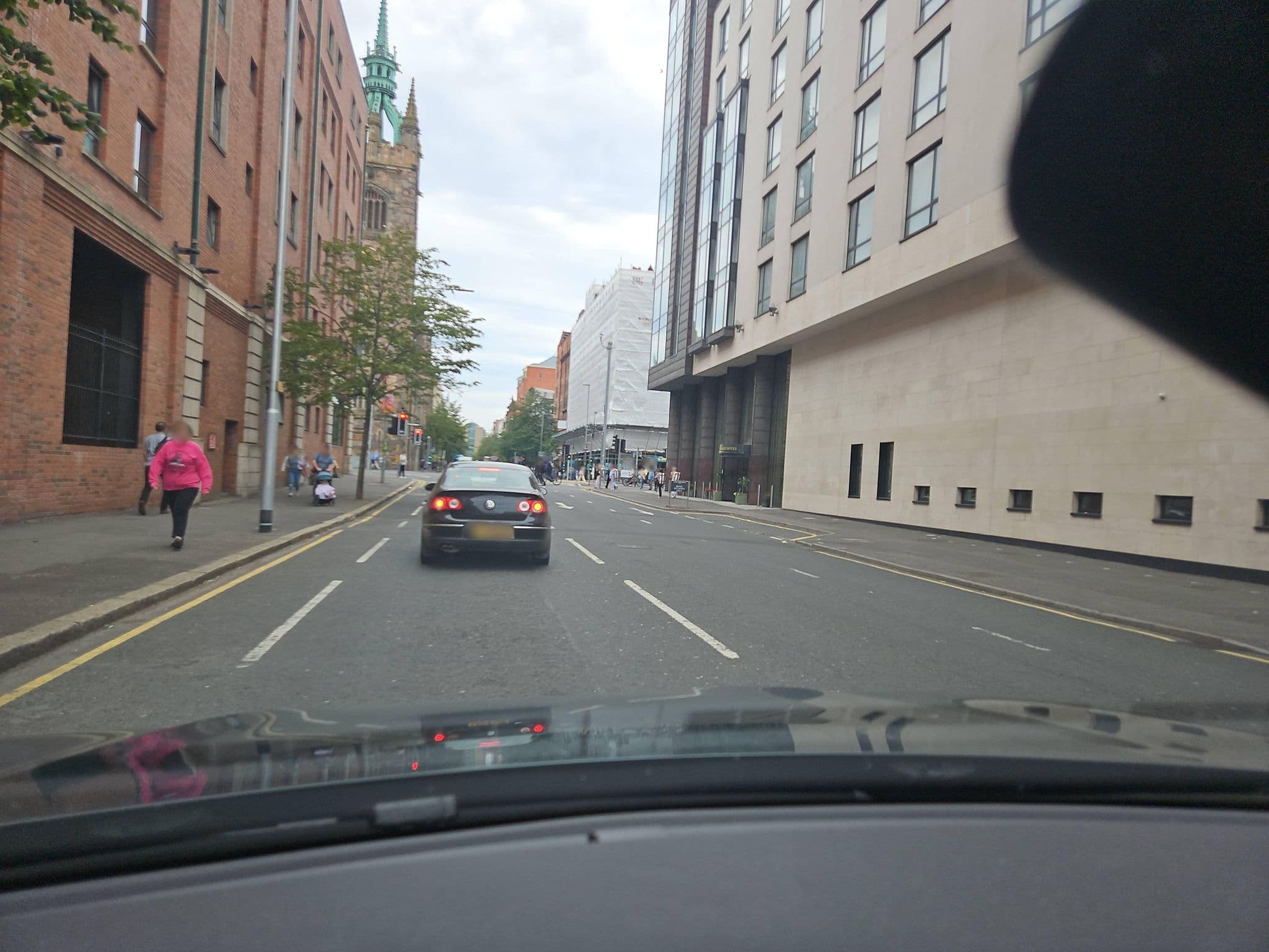 Street view near Fitzwilliam Hotel, Belfast — © toho (CC BY-SA · Mapillary)
