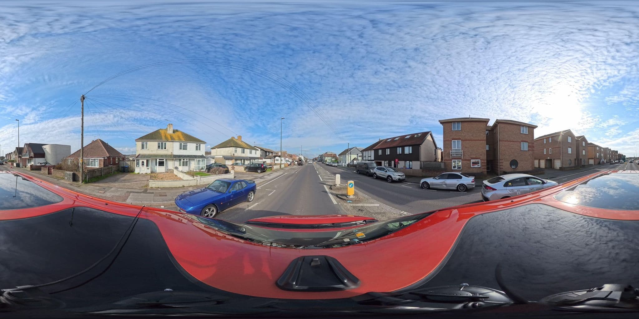 Street view near Eastern Sands Holiday Park, Lancing — © BlizzardBorn42Car (CC BY-SA · Mapillary)