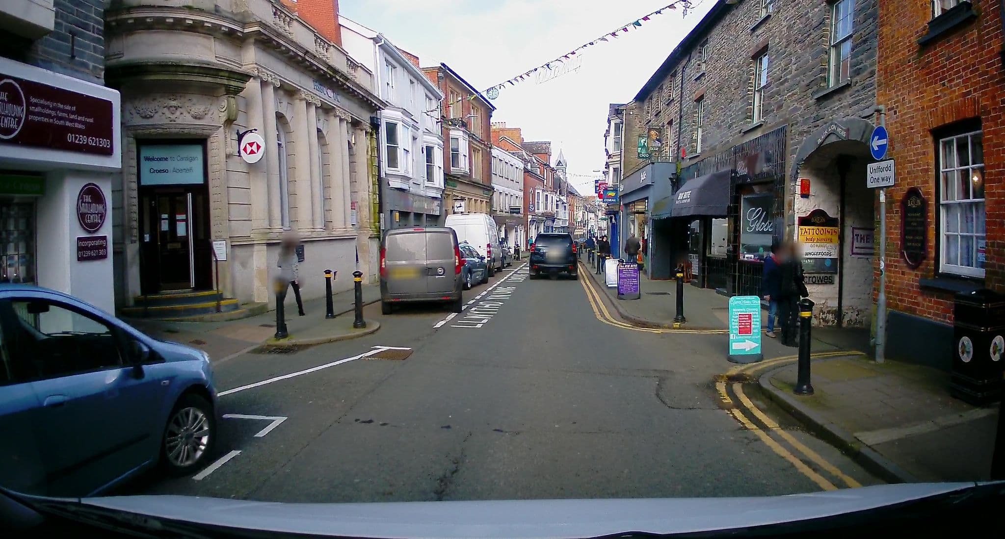 Street view near Black Lion Hotel, Cardigan — © mjc506 (CC BY-SA · Mapillary)