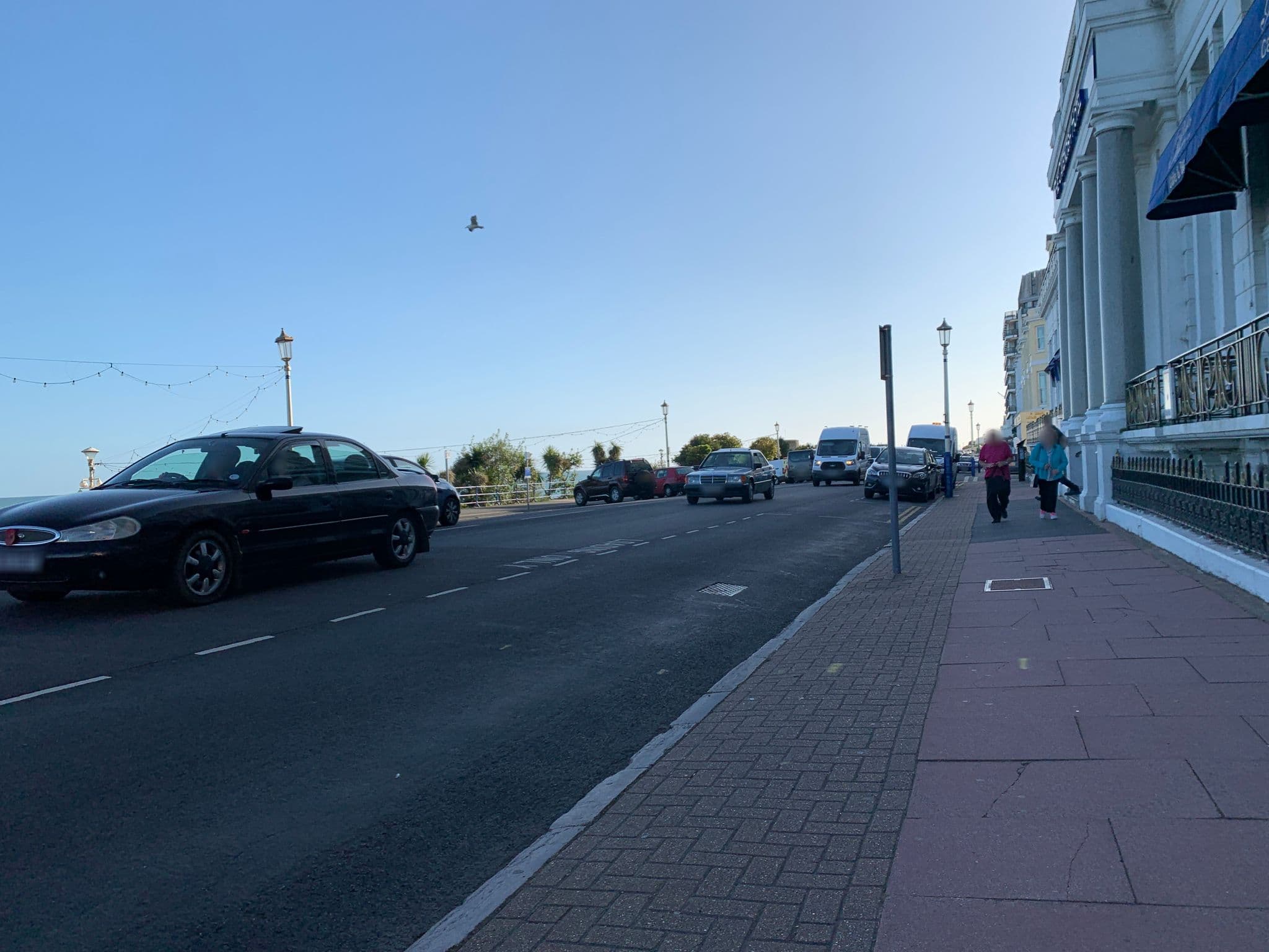 Street view near The Cavendish Hotel, Eastbourne — © egorka (CC BY-SA · Mapillary)