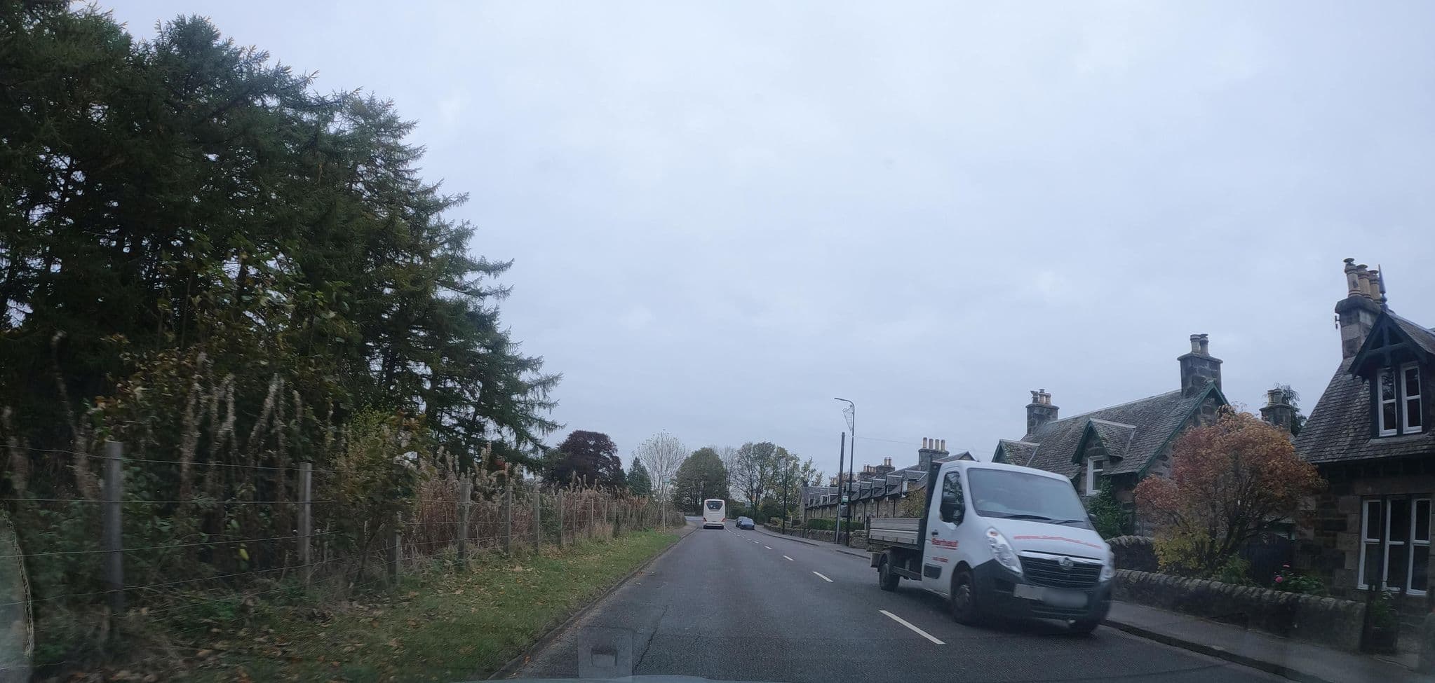 Street view near Craigatin House & Courtyard, Pitlochry — © hobgoblin (CC BY-SA · Mapillary)
