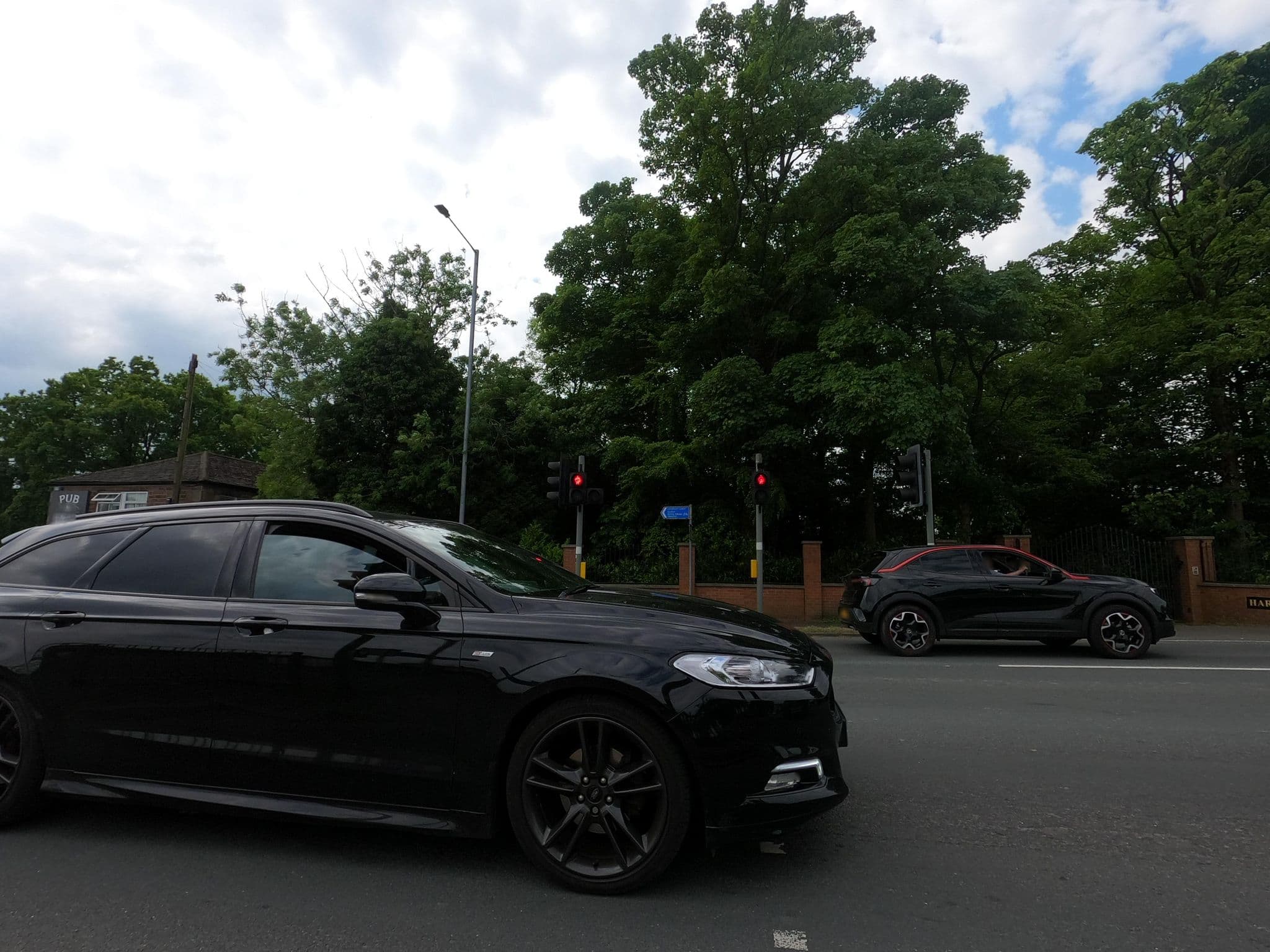 Street view near Hartwood Hall Hotel, Chorley — © tonys999 (CC BY-SA · Mapillary)