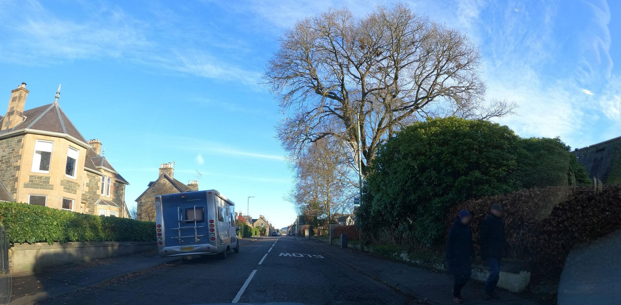 Street view near Fernbank House, Aberfeldy — © hobgoblin (CC BY-SA · Mapillary)