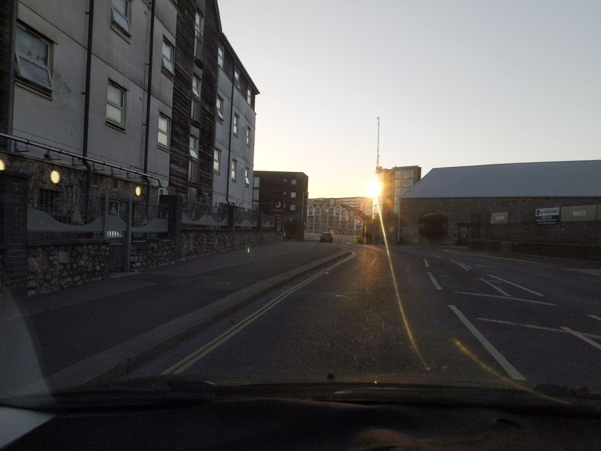 Street view near Premier Inn Sutton Harbour, Plymouth — © WaggyDog (CC BY-SA · Mapillary)