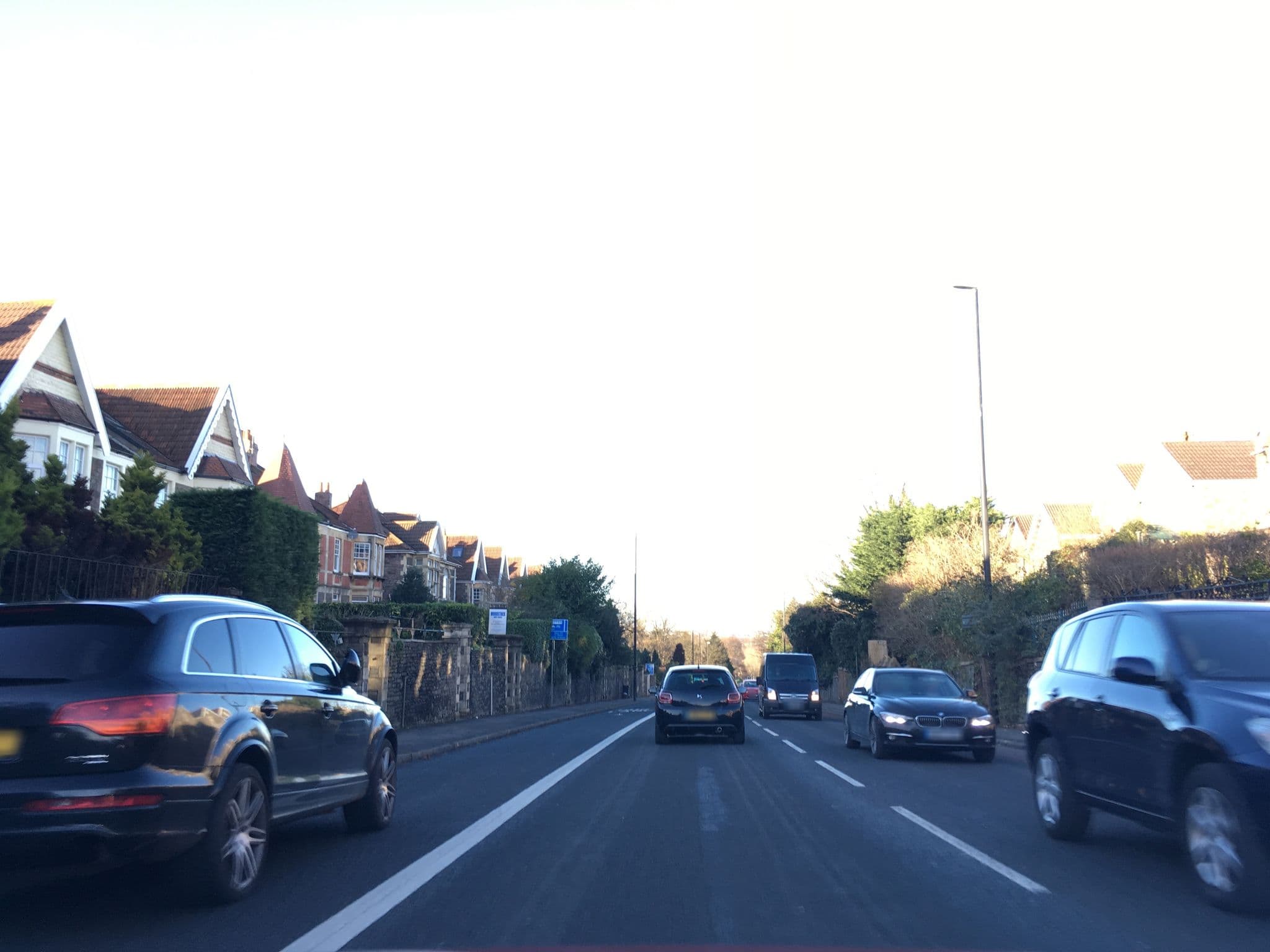 Street view near The Hill House, Bristol