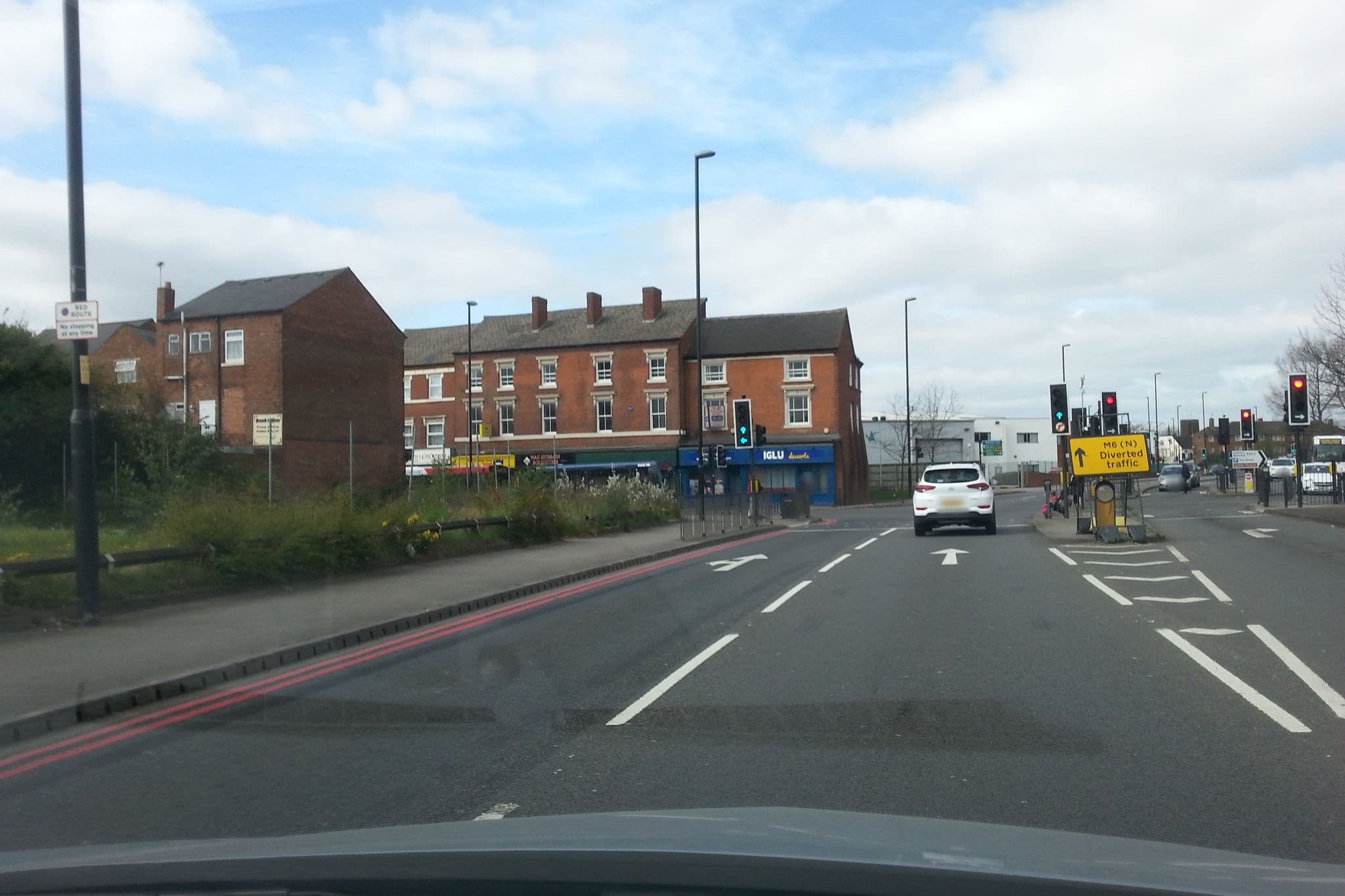 Street view near Travelodge, Walsall — © adam2 (CC BY-SA · Mapillary)