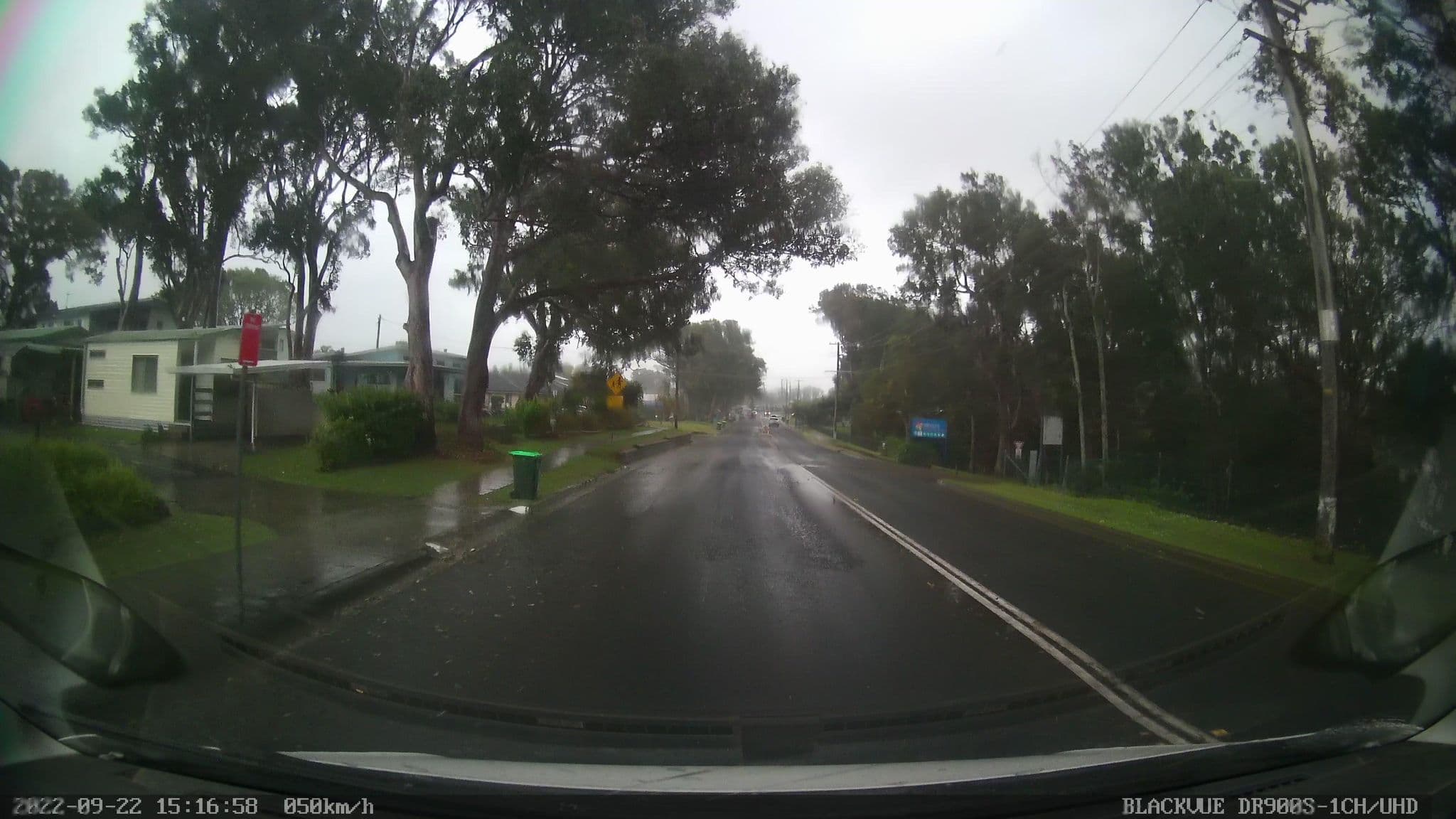 Street view near Boambee Waters Caravan Park, Sawtell — © bob3bob3 (CC BY-SA · Mapillary)