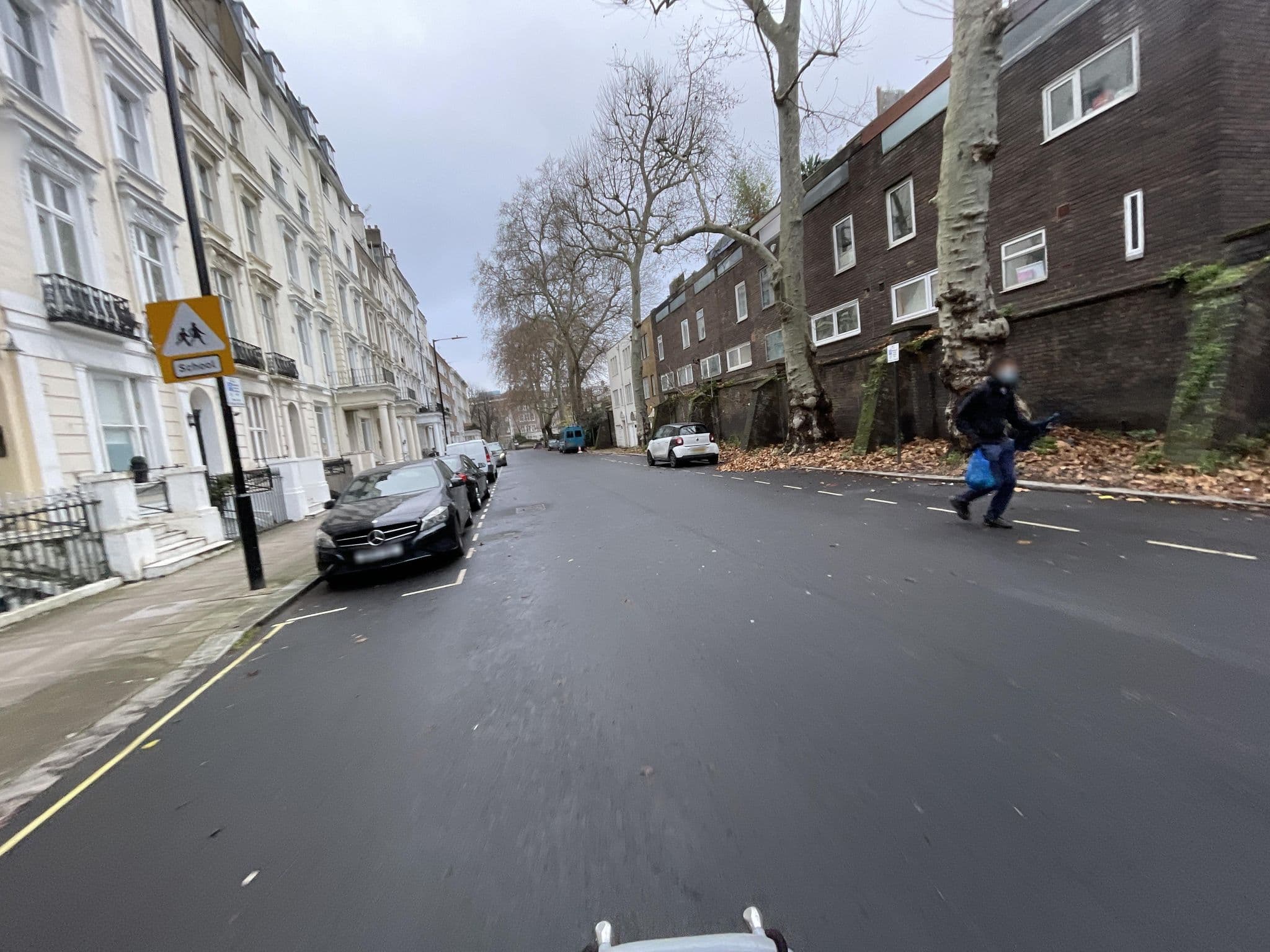 Street view near Manor Lodge Hotel, Lancaster Gate — © asturksever (CC BY-SA · Mapillary)
