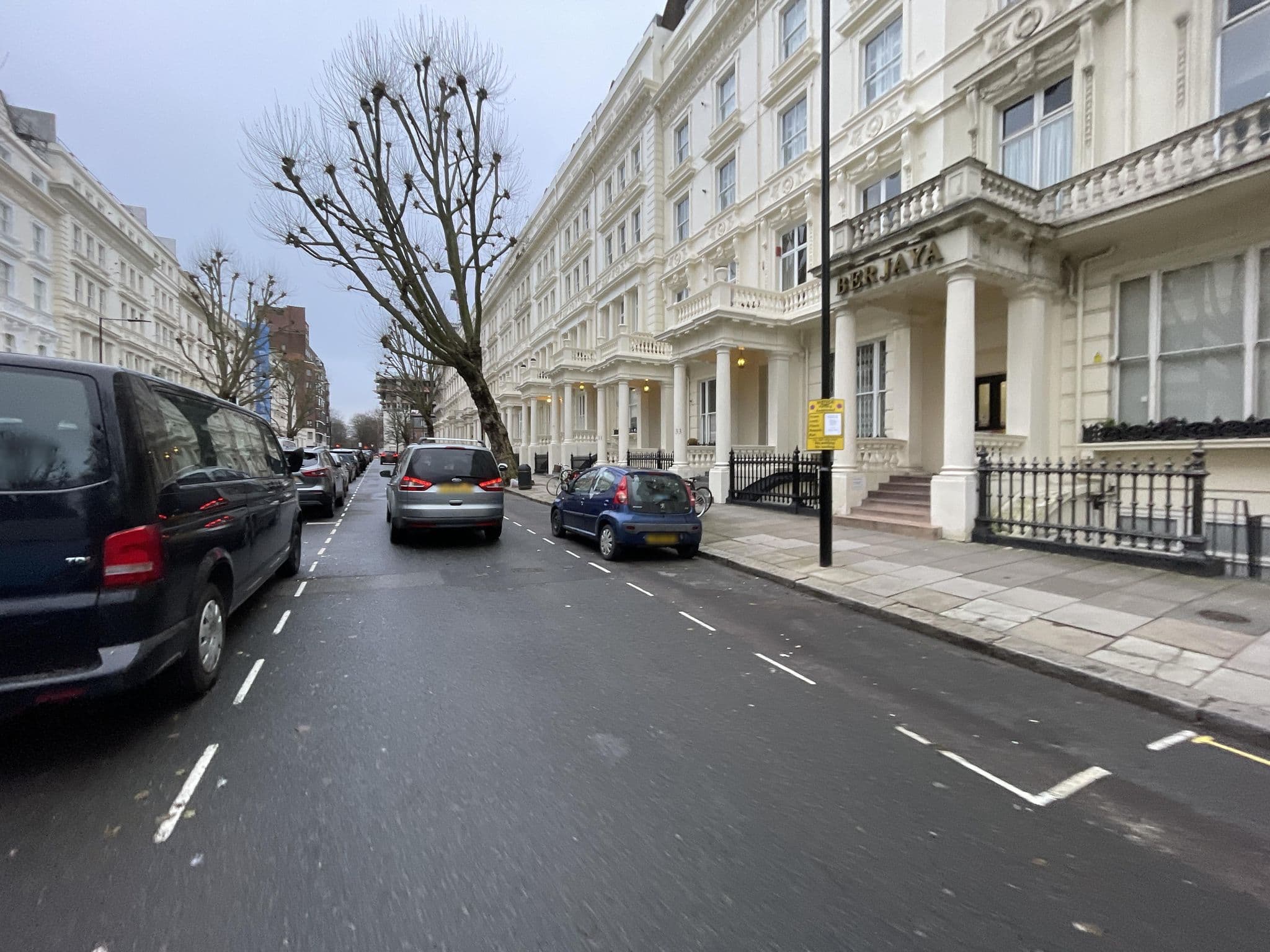 Street view near Sandeman-Allen House, Lancaster Gate — © asturksever (CC BY-SA · Mapillary)
