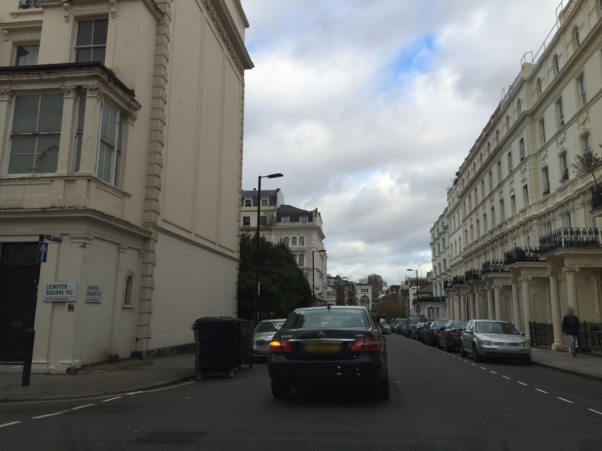Street view near Leinster Square by Bridgestreet, Lancaster Gate — © tcoppel (CC BY-SA · Mapillary)