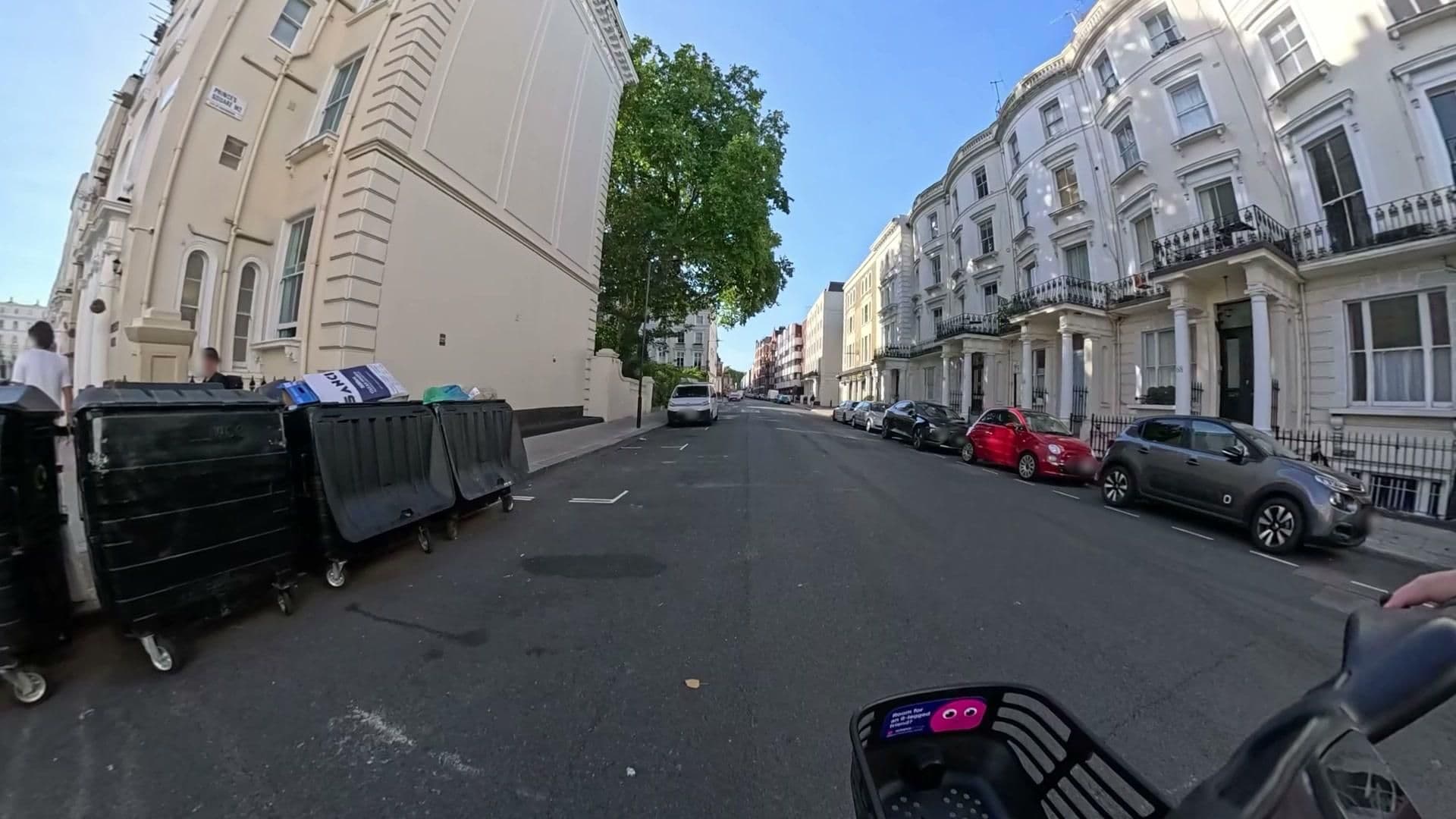 Street view near Palace Court Hotel, Lancaster Gate — © athuler (CC BY-SA · Mapillary)