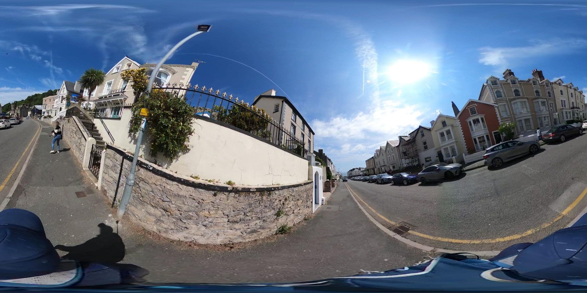 Street view near Seaclyffe Hotel, Llandudno